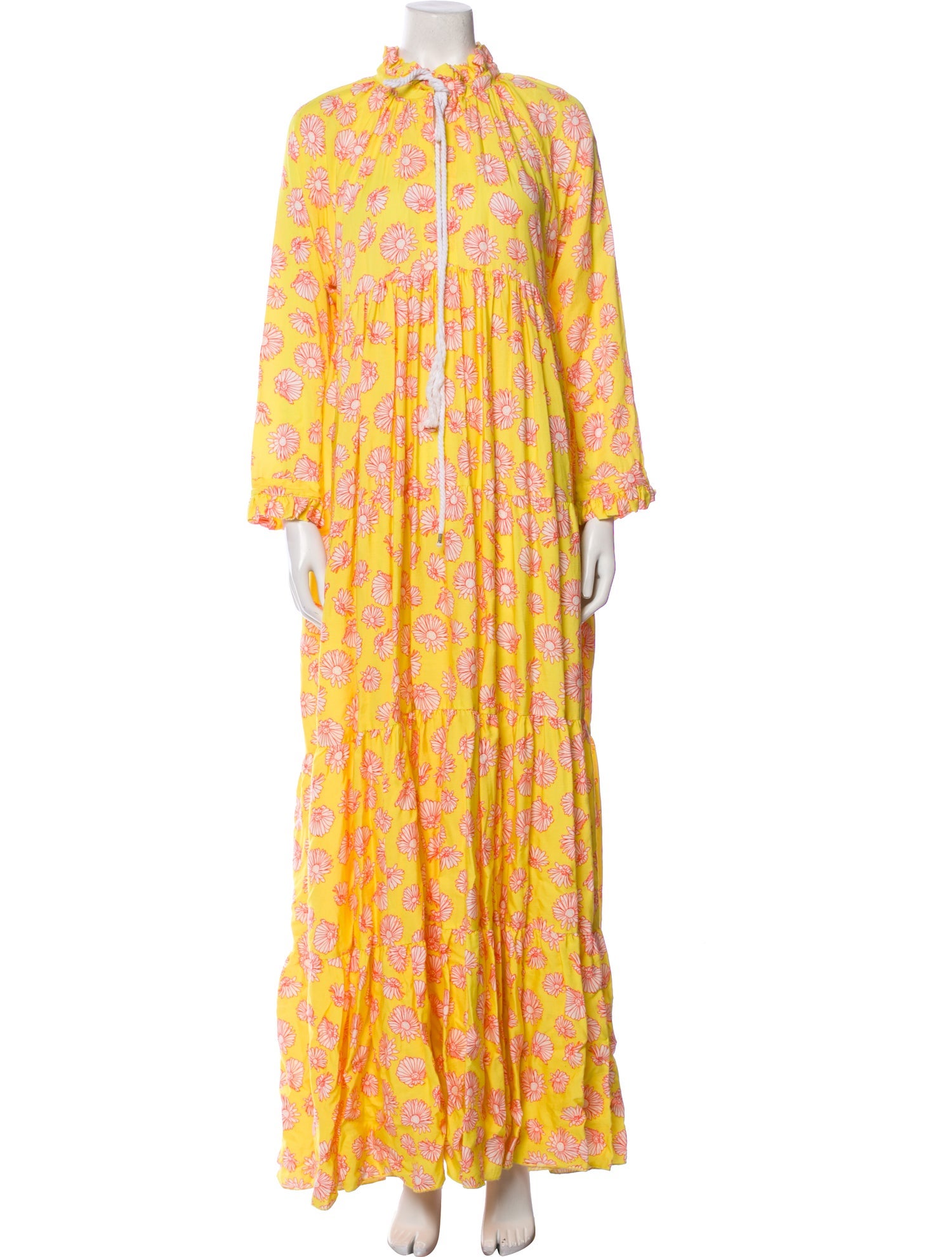Eywasouls Malibu Floral Print Long Dress
