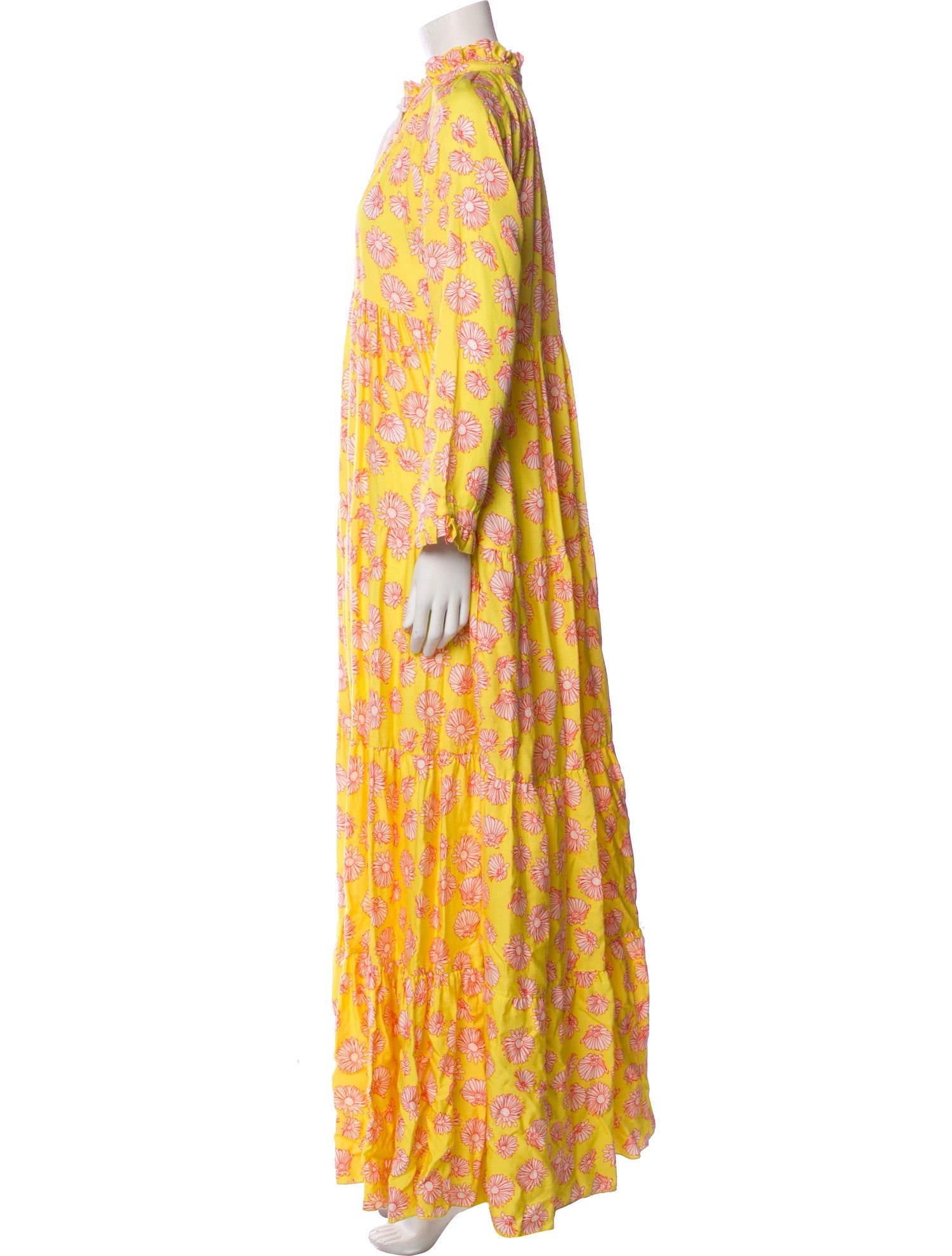 Eywasouls Malibu Floral Print Long Dress