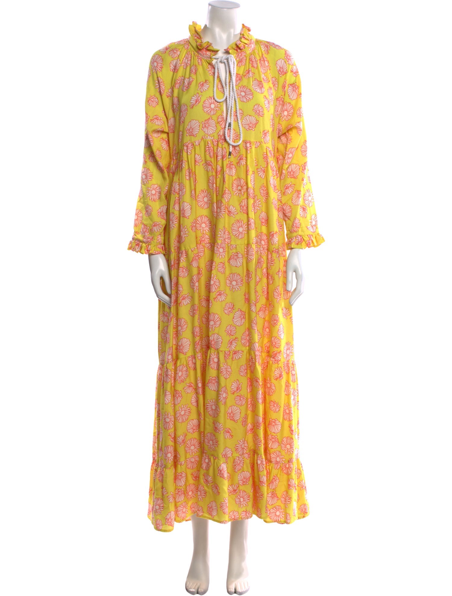 Eywasouls Malibu Floral Print Long Dress