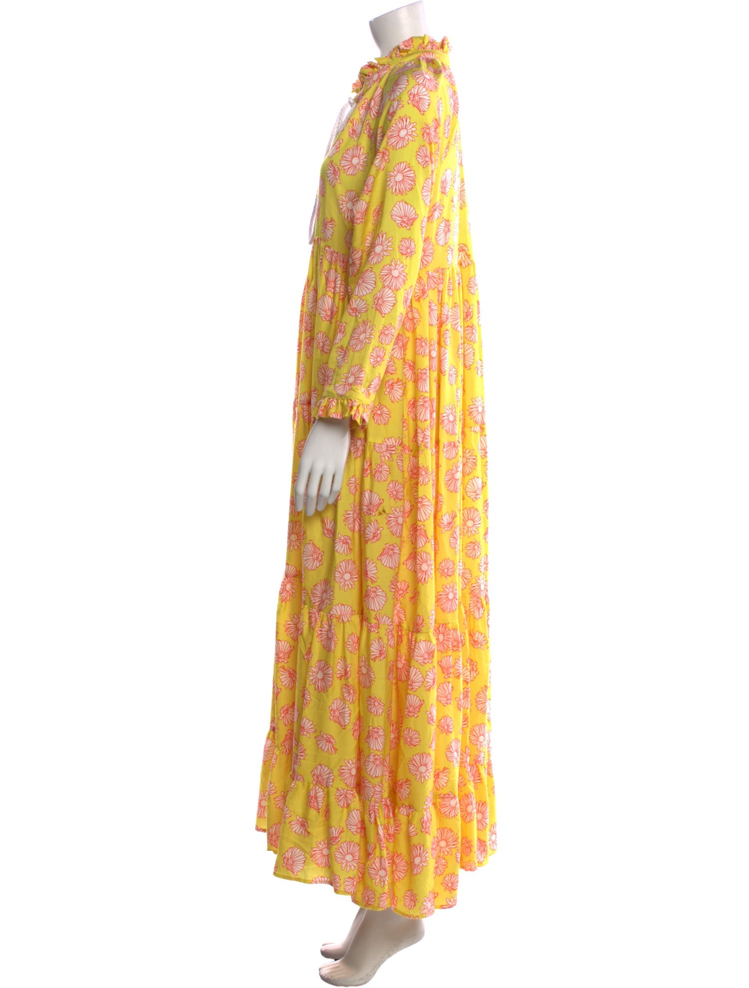 Eywasouls Malibu Floral Print Long Dress