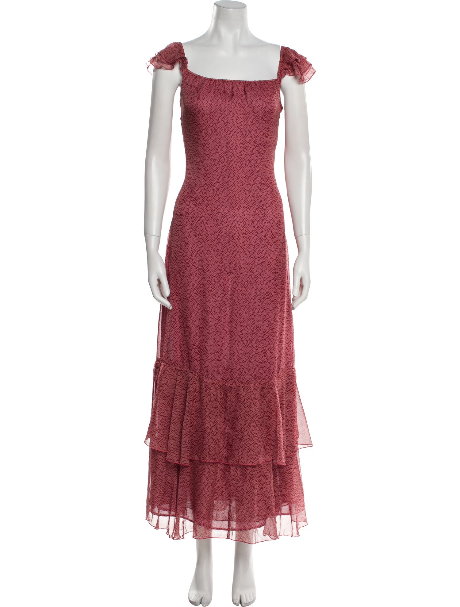 Eywasouls Malibu Floral Print Long Dress