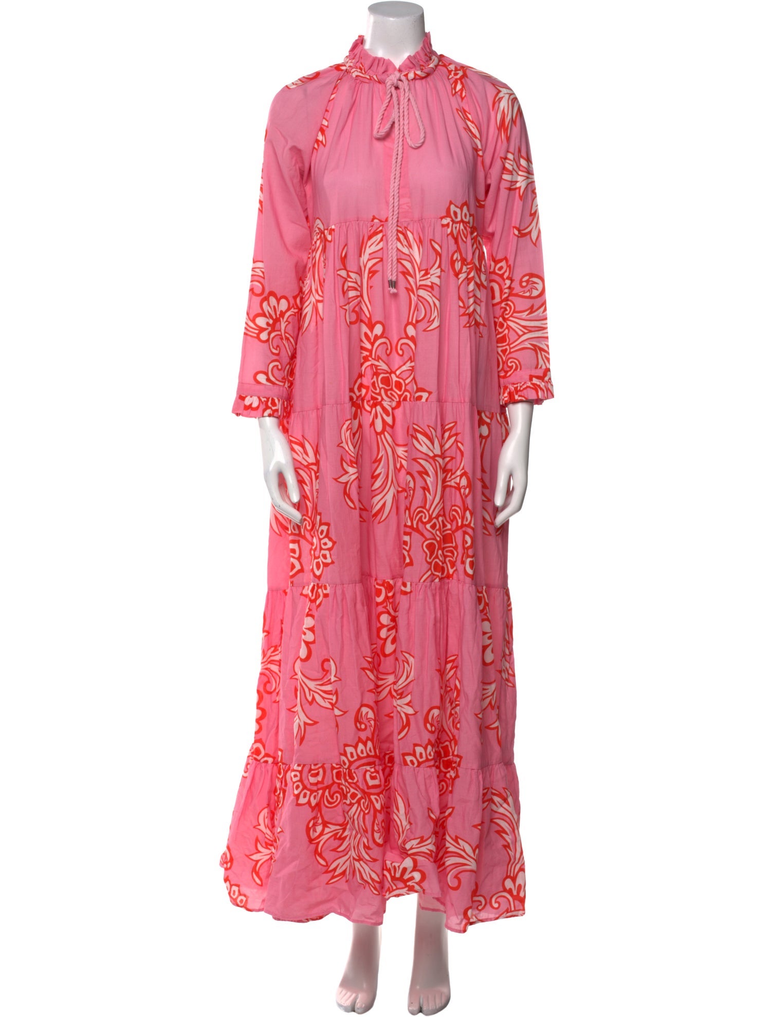 Eywasouls Malibu Floral Print Long Dress