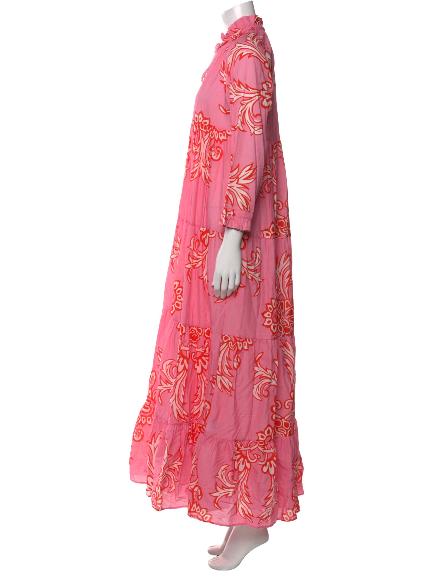 Eywasouls Malibu Floral Print Long Dress