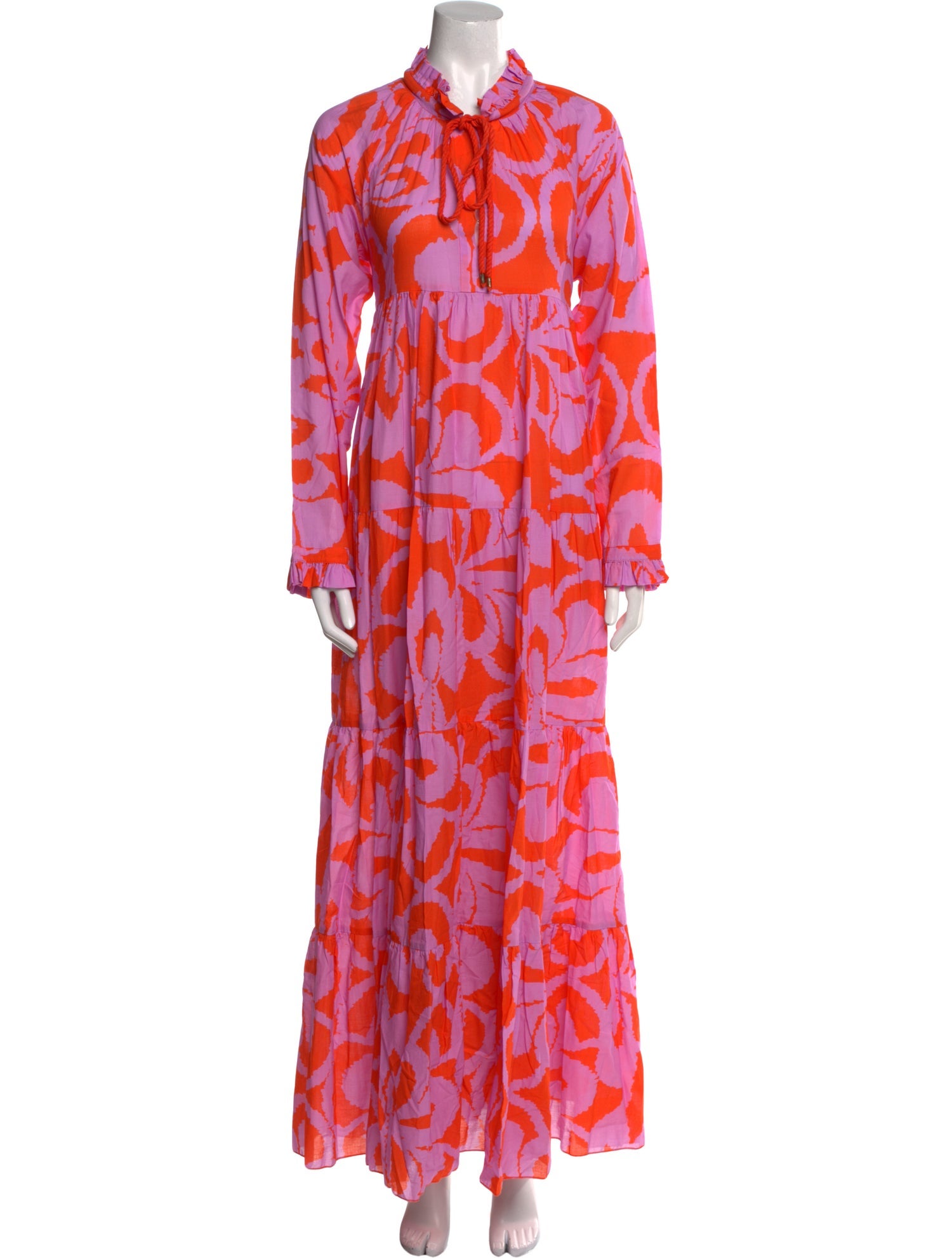 Eywasouls Malibu Floral Print Long Dress