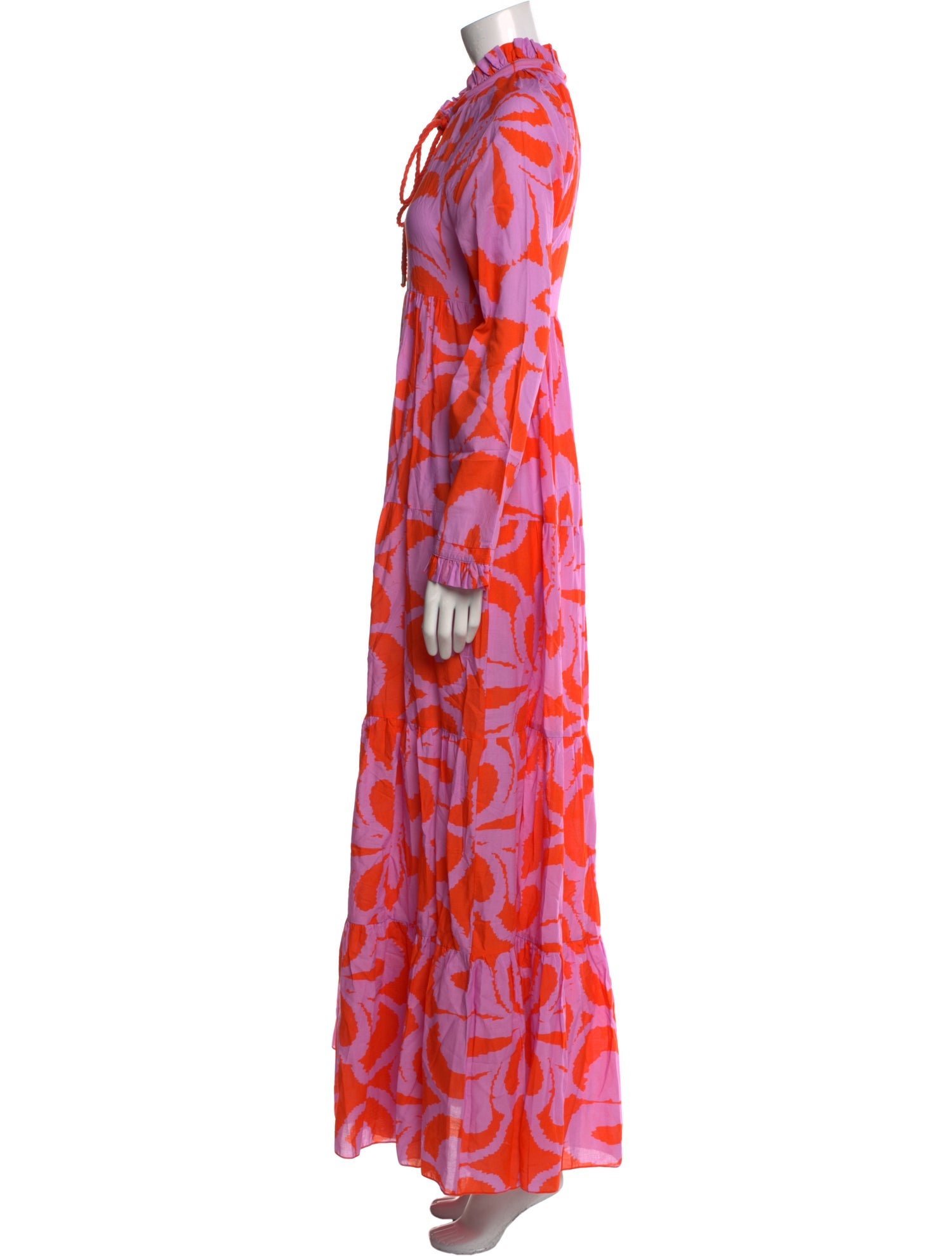 Eywasouls Malibu Floral Print Long Dress