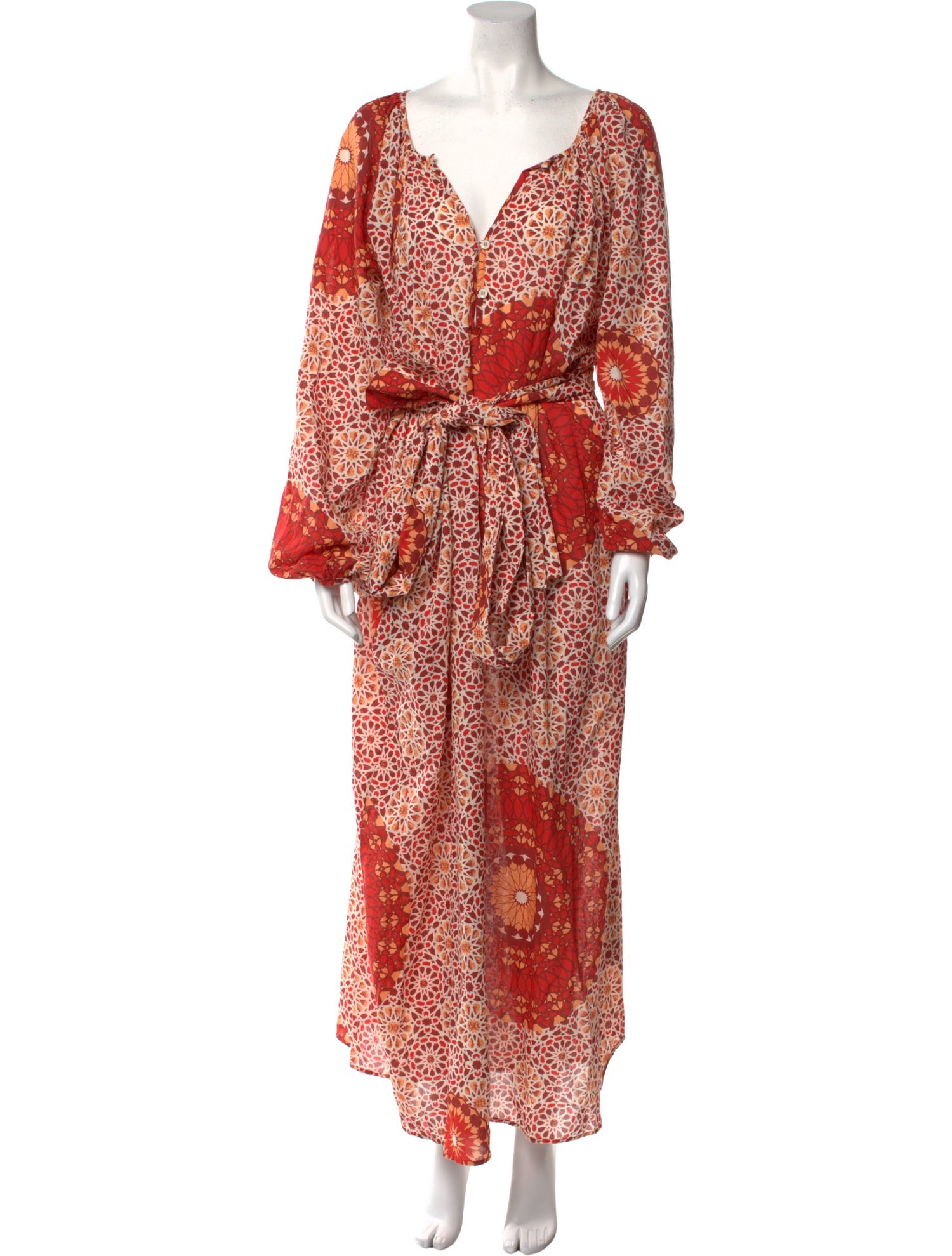 Eywasouls Malibu Paisley Print Long Dress
