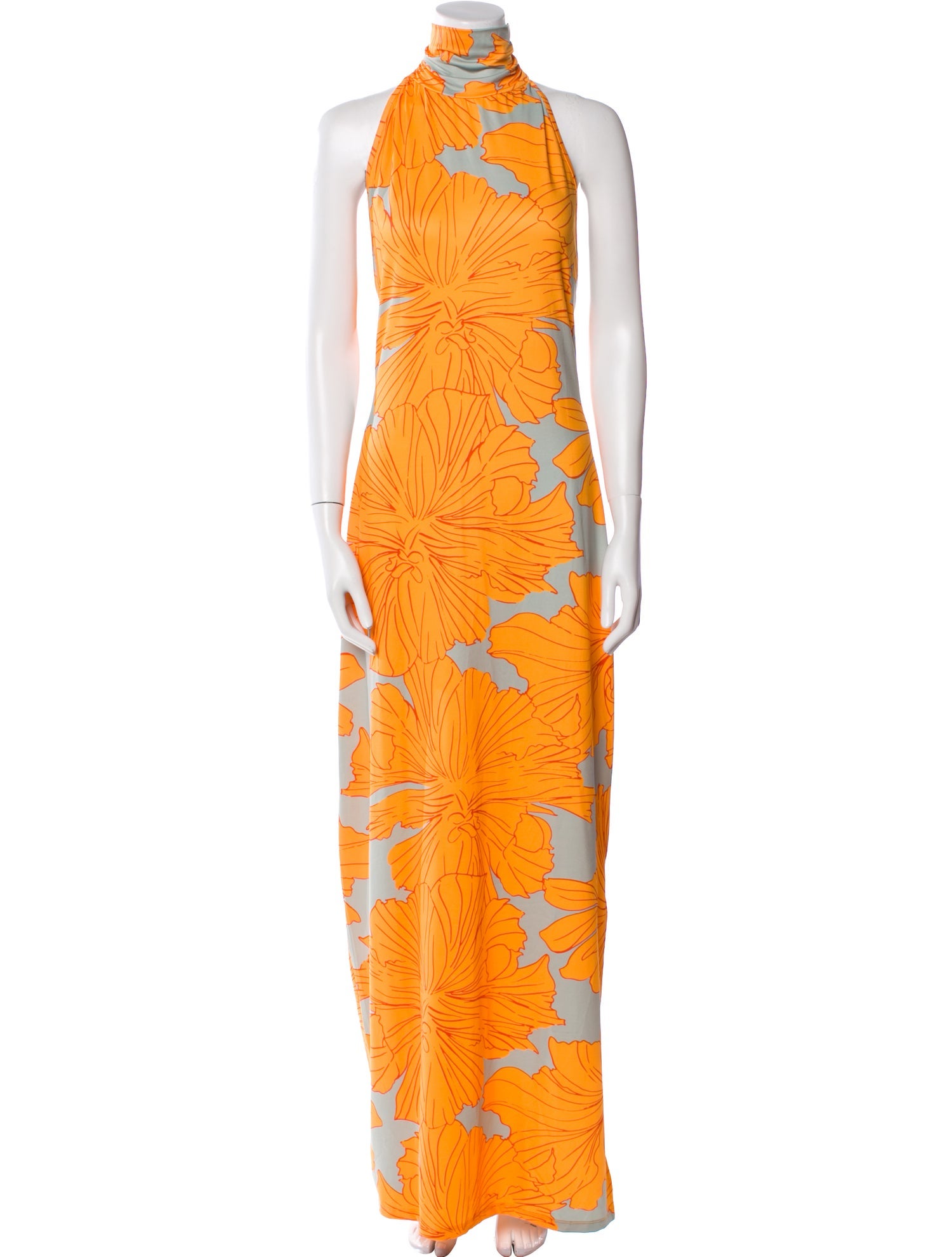 Eywasouls Malibu Floral Print Long Dress