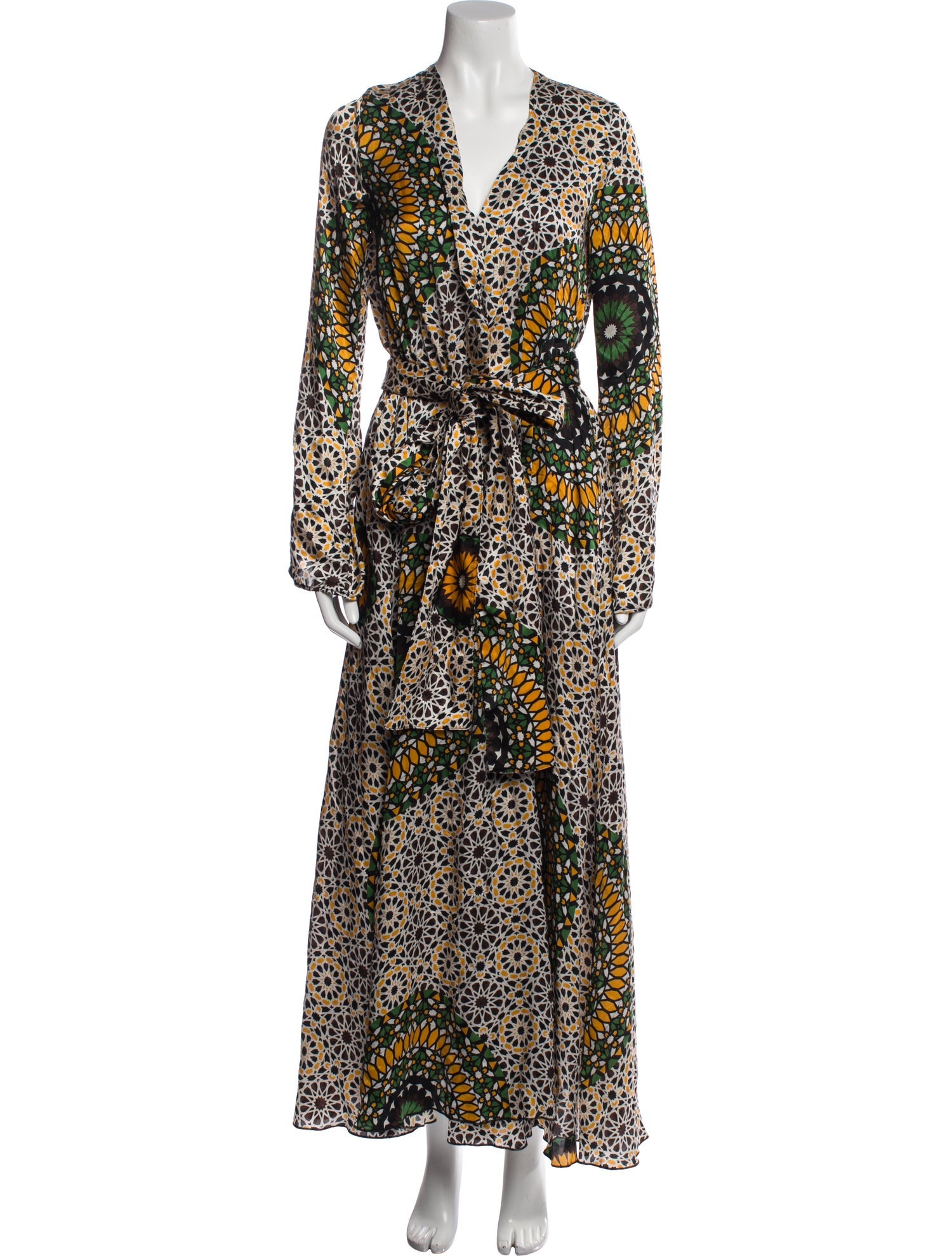 Eywasouls Malibu Silk Printed Robe