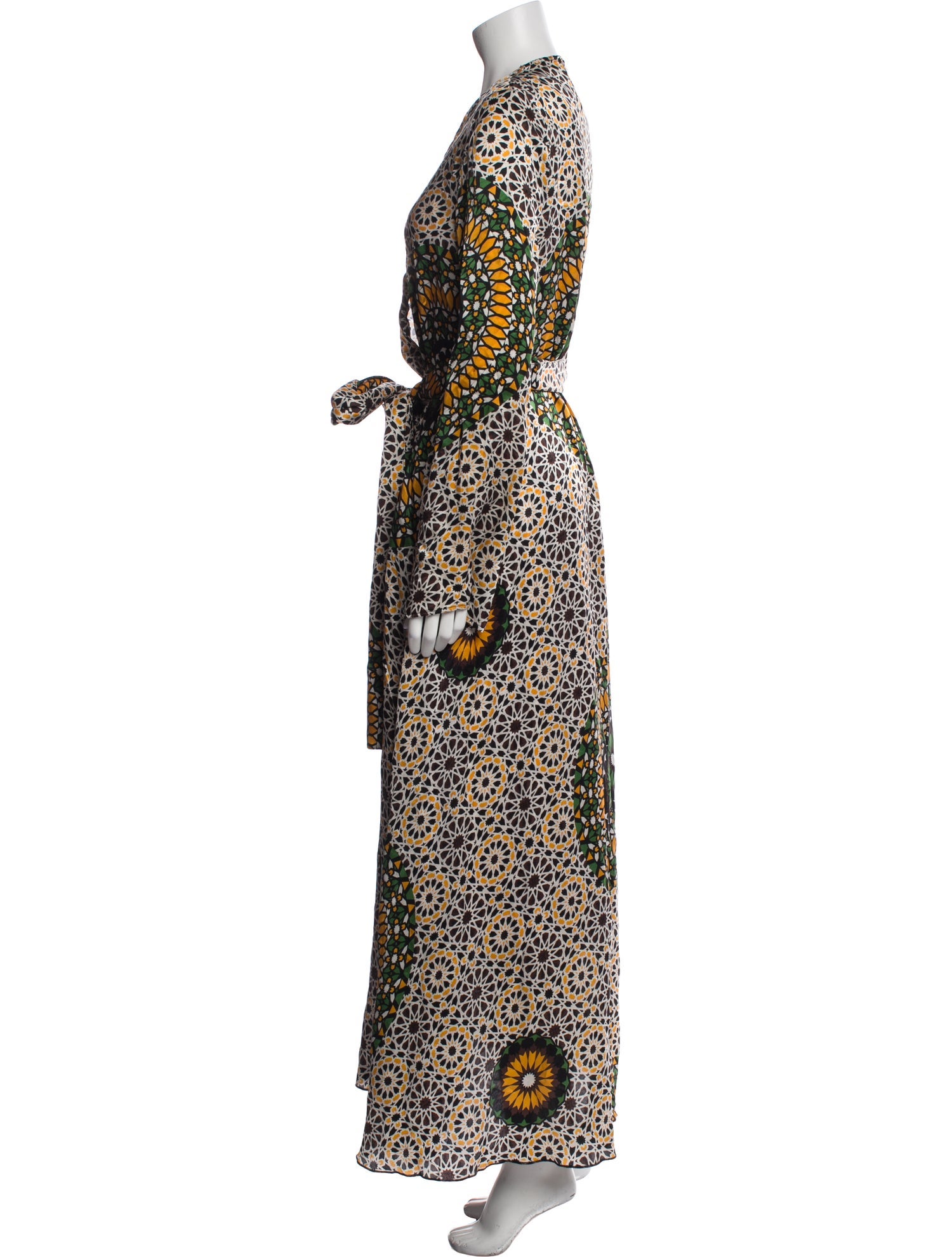 Eywasouls Malibu Silk Printed Robe