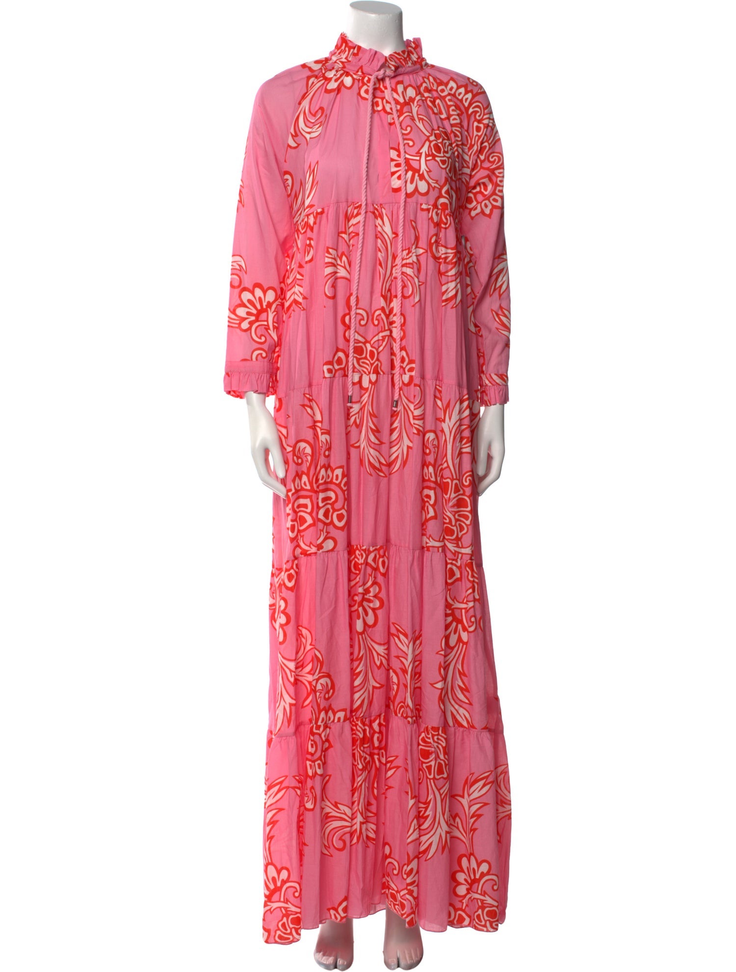 Eywasouls Malibu Floral Print Long Dress w/ Tags