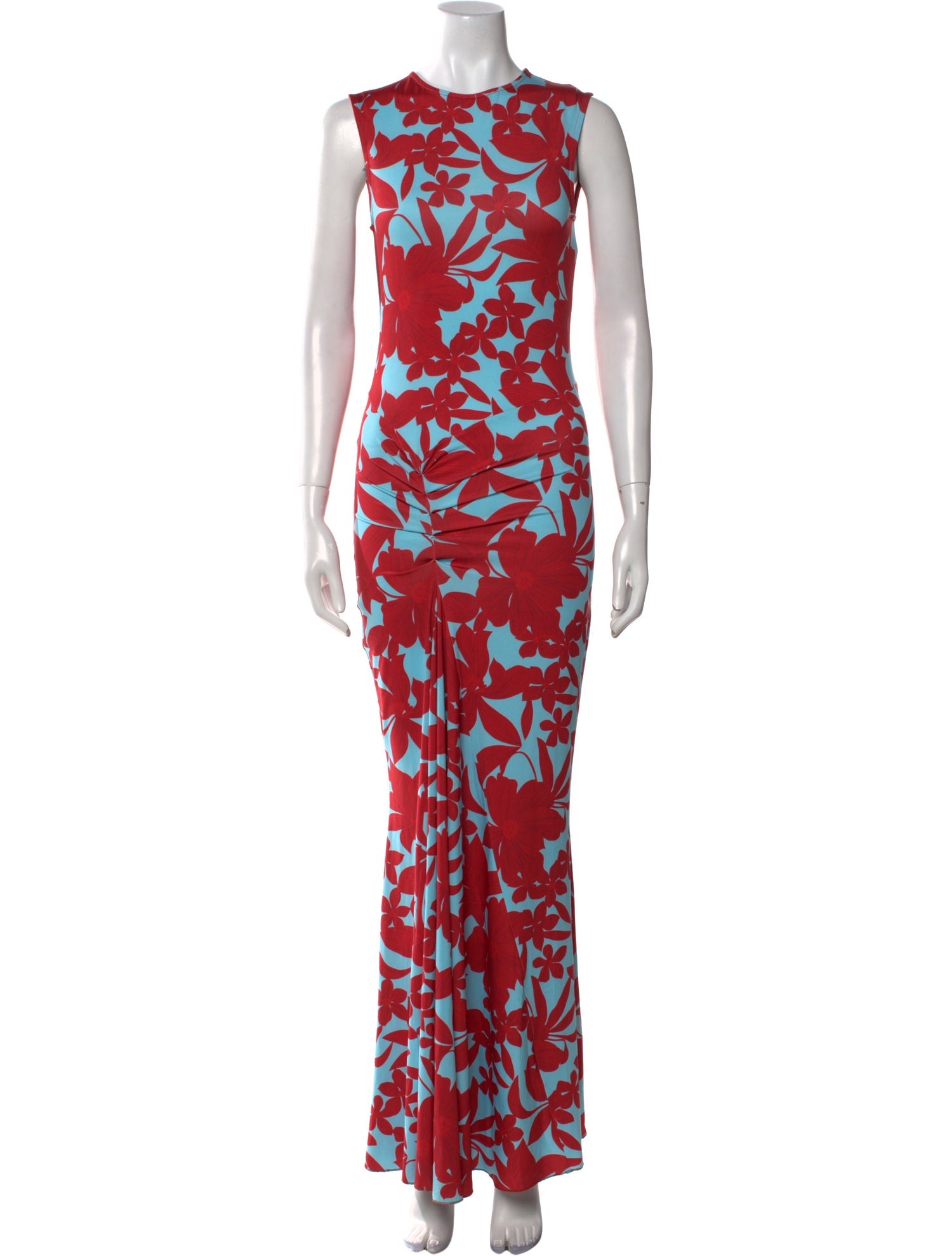 Eywasouls Malibu Floral Print Long Dress