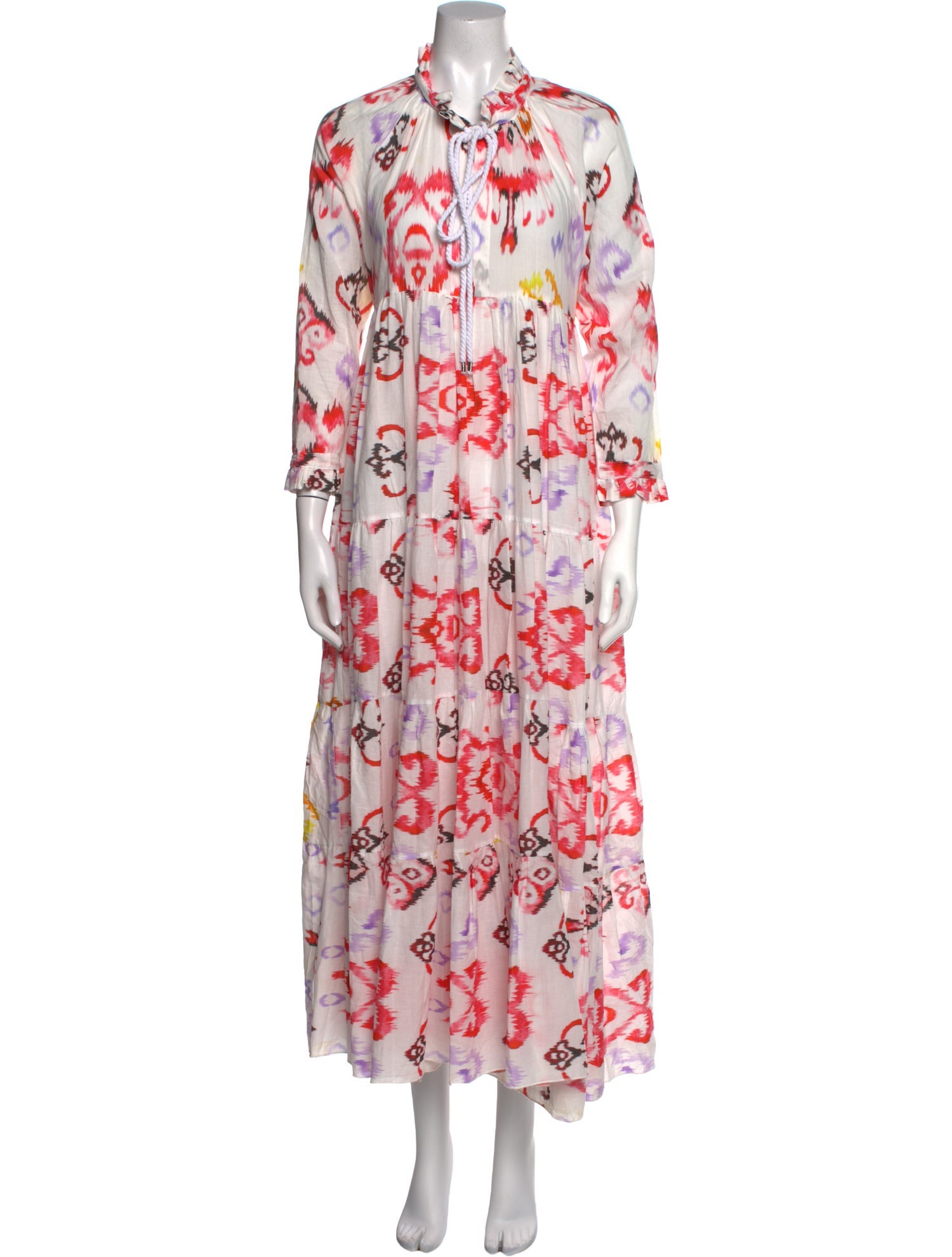 Eywasouls Malibu Floral Print Long Dress