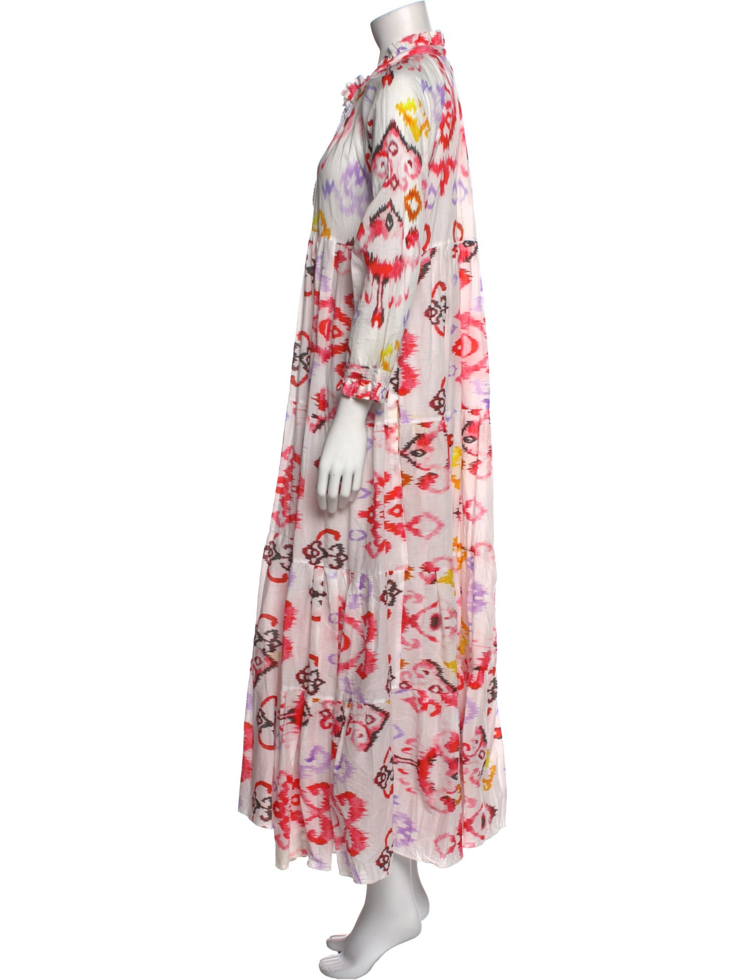 Eywasouls Malibu Floral Print Long Dress