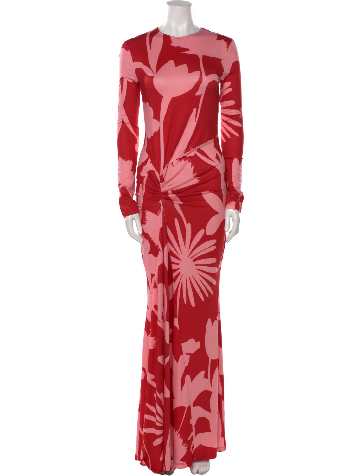 Eywasouls Malibu Floral Print Long Dress w/ Tags