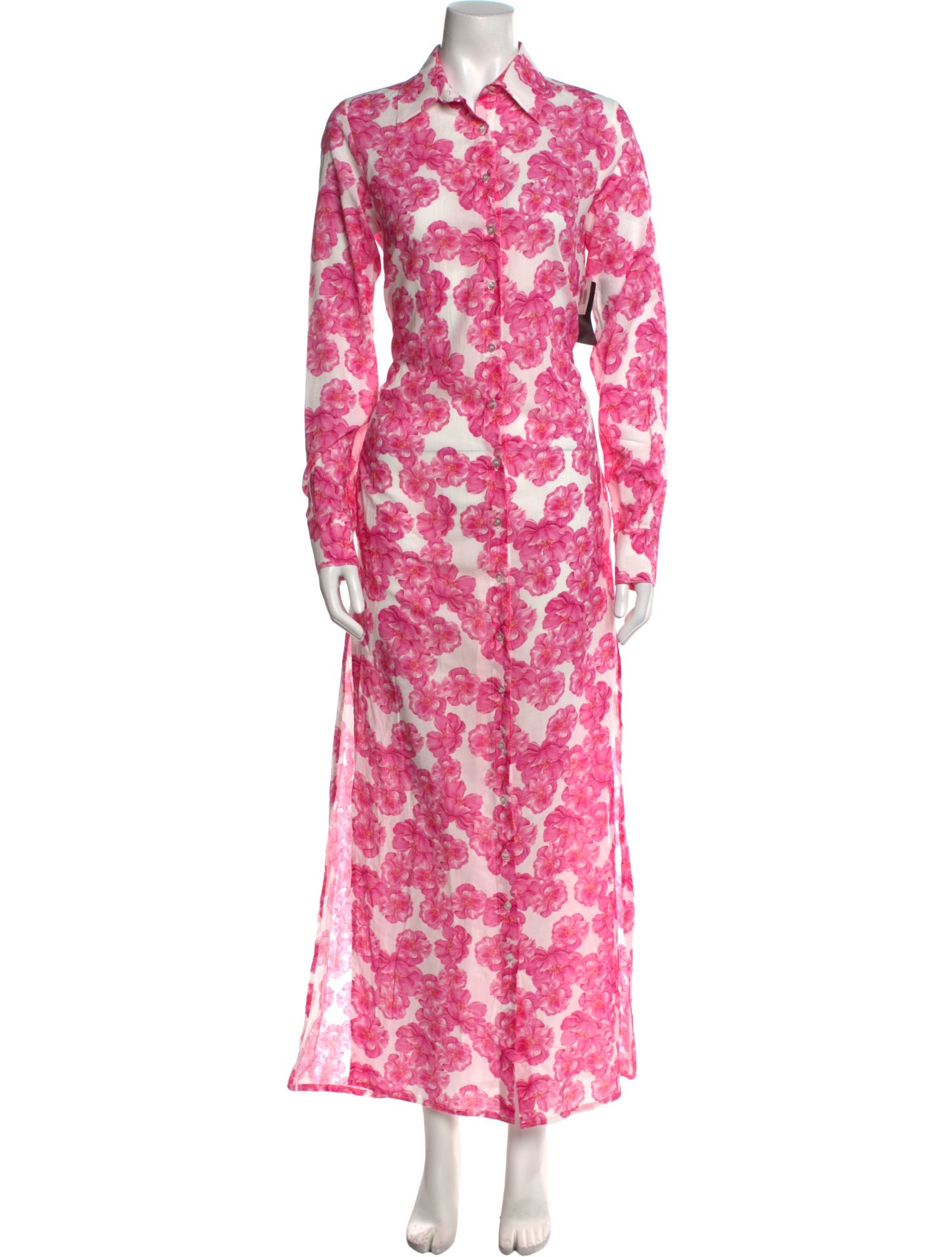 Eywasouls Malibu Floral Print Long Dress w/ Tags