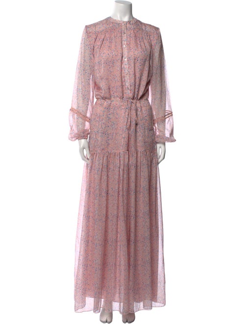 Eywasouls Malibu Floral Print Long Dress