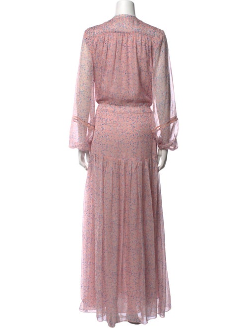 Eywasouls Malibu Floral Print Long Dress