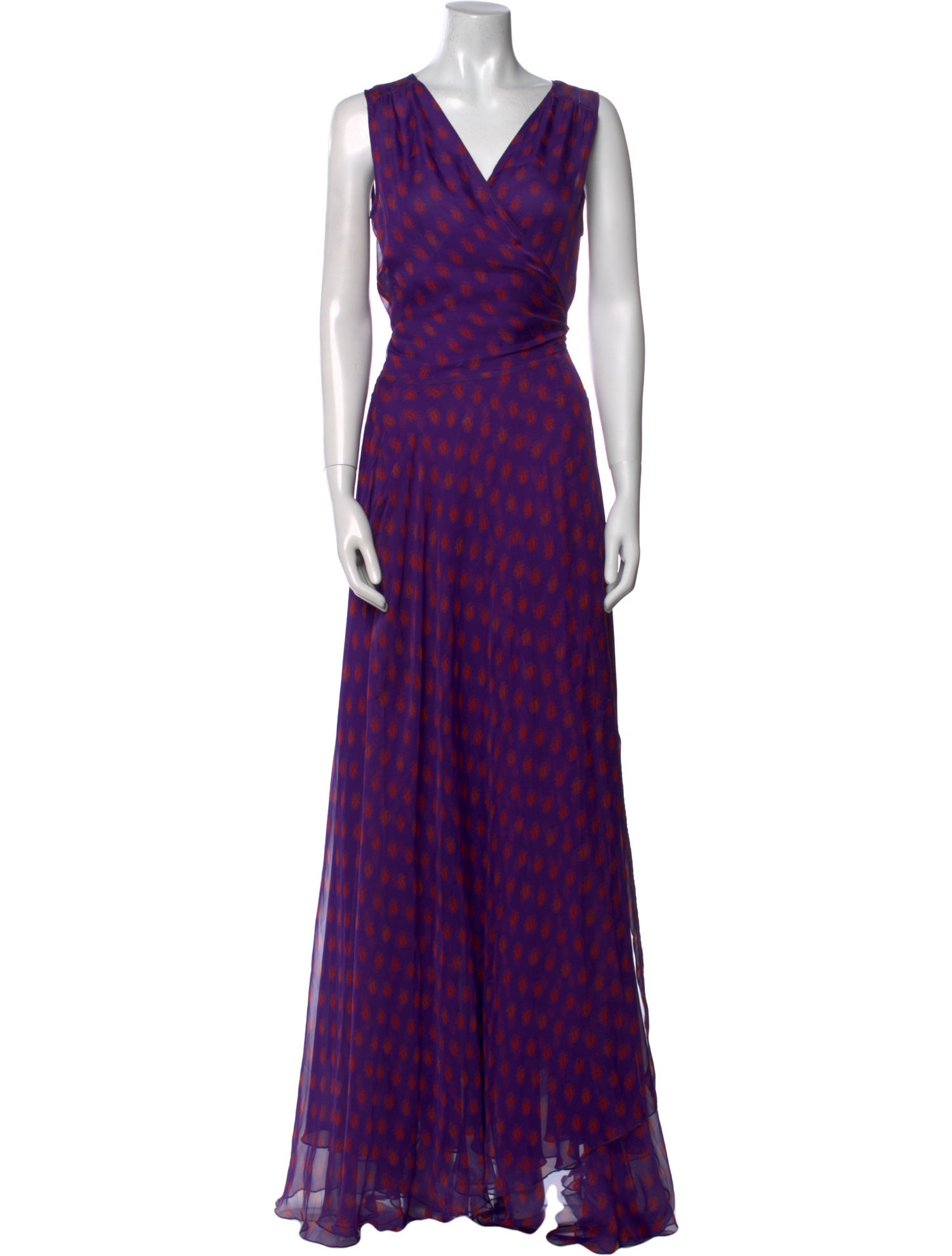 Eywasouls Malibu Plaid Print Long Dress