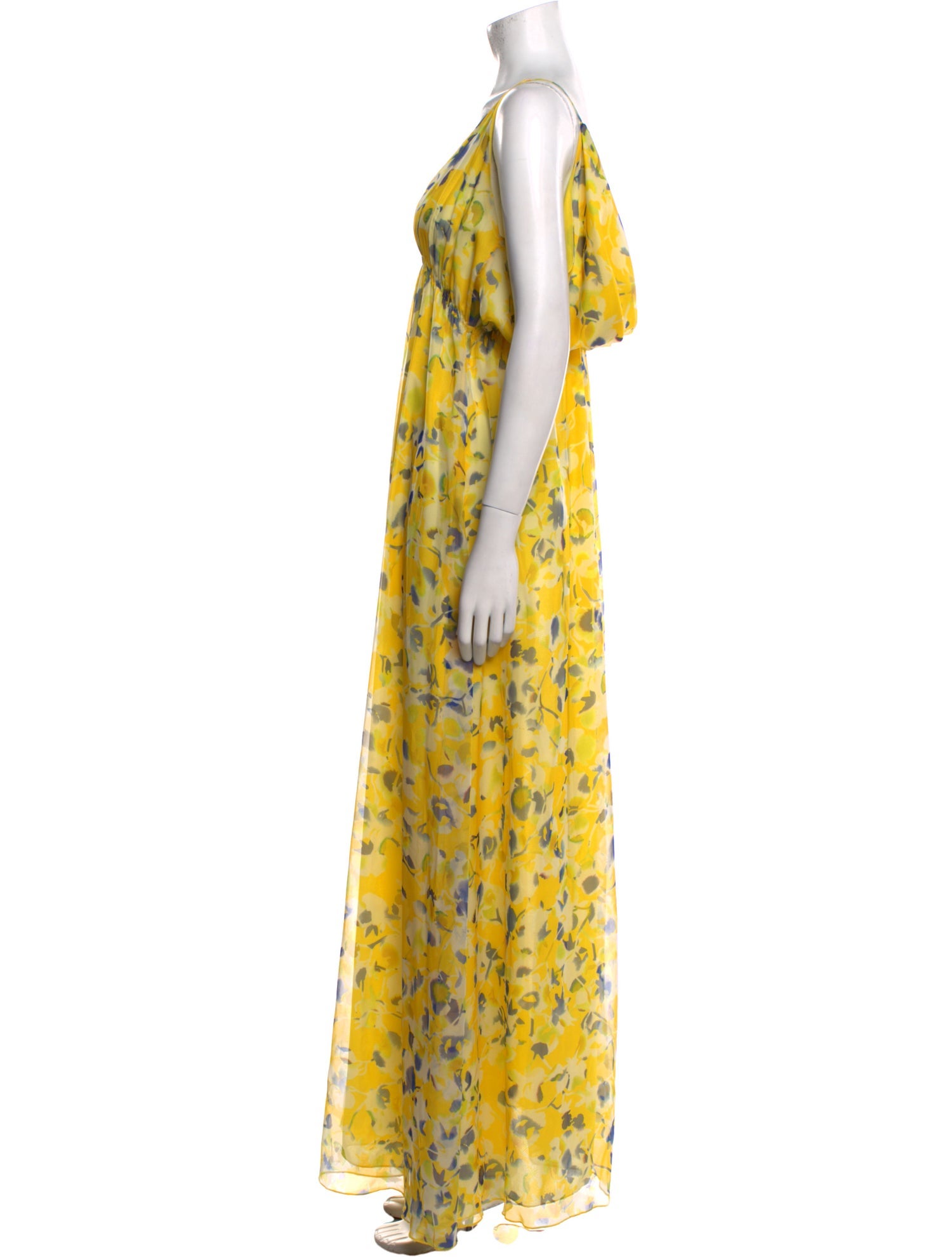 Eywasouls Malibu Floral Print Long Dress