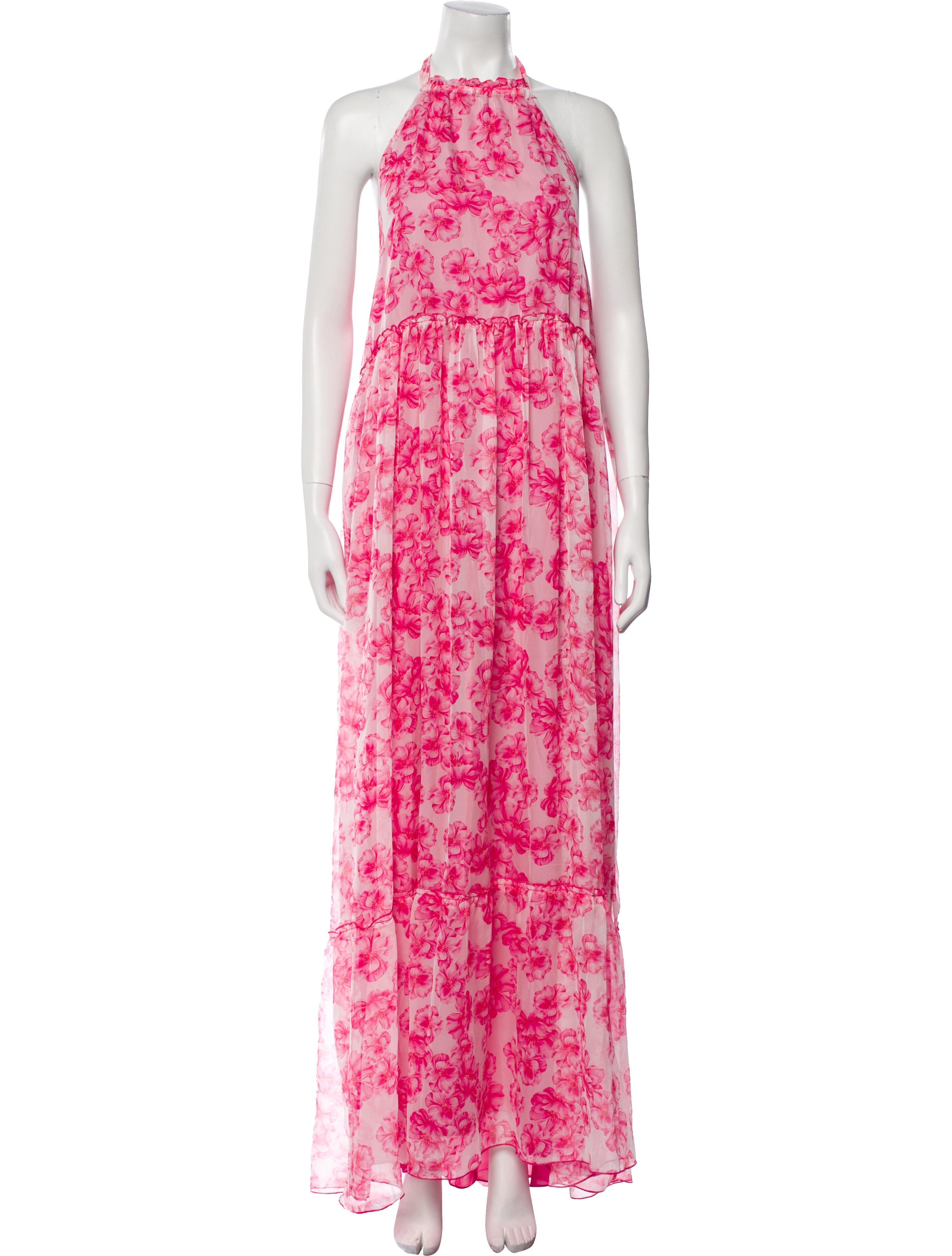 Eywasouls Malibu Floral Print Long Dress