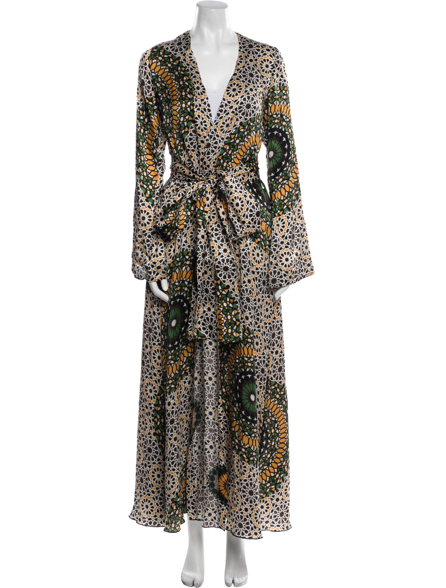 Eywasouls Malibu Silk Printed Robe