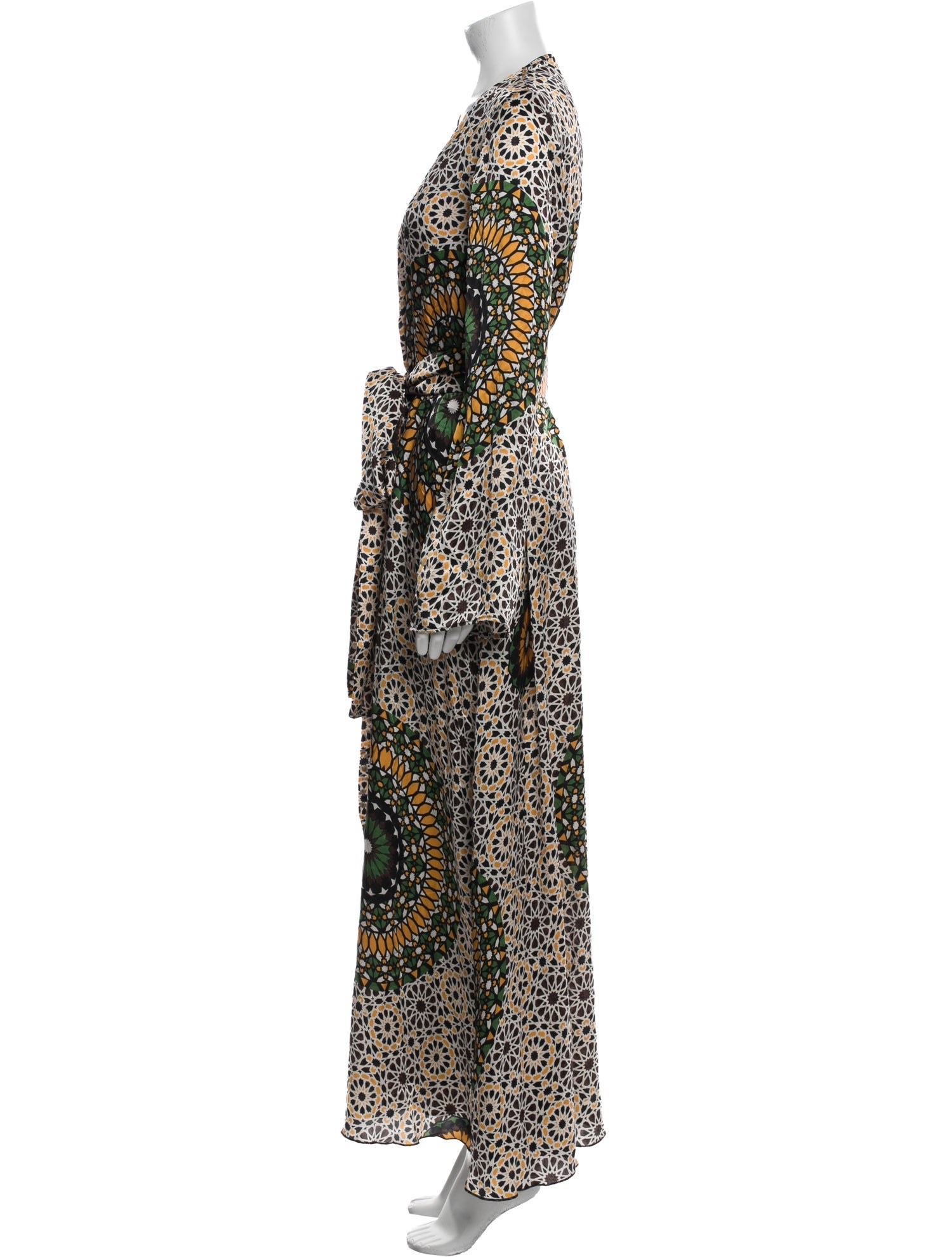 Eywasouls Malibu Silk Printed Robe