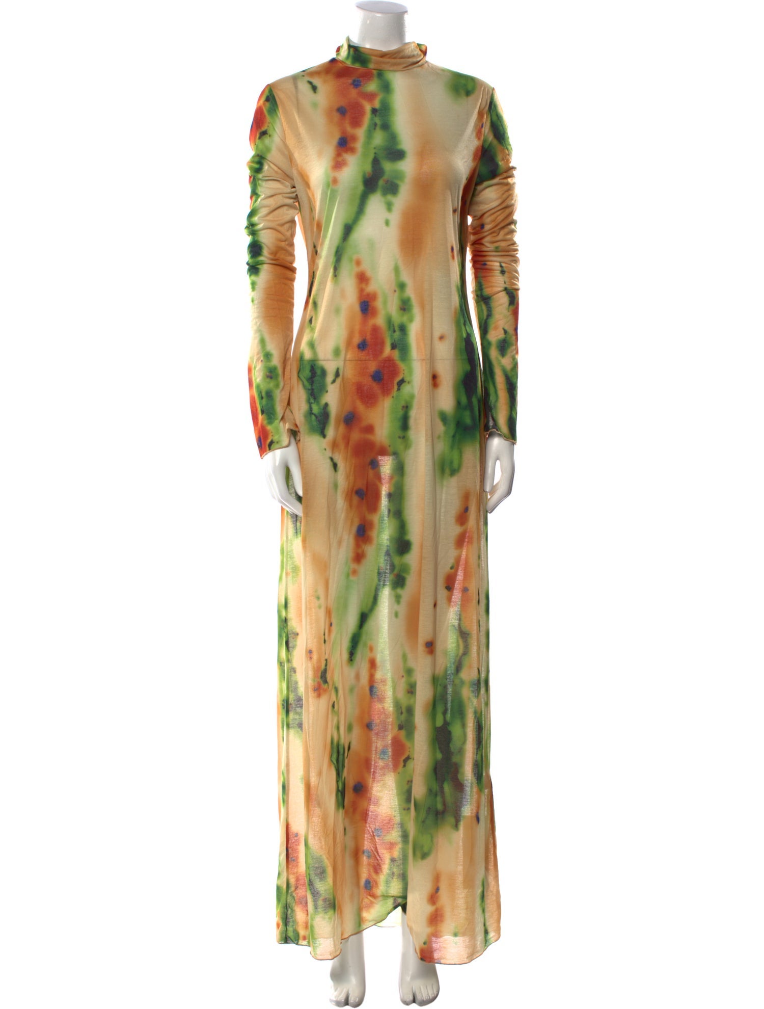 Eywasouls Malibu Printed Long Dress w/ Tags