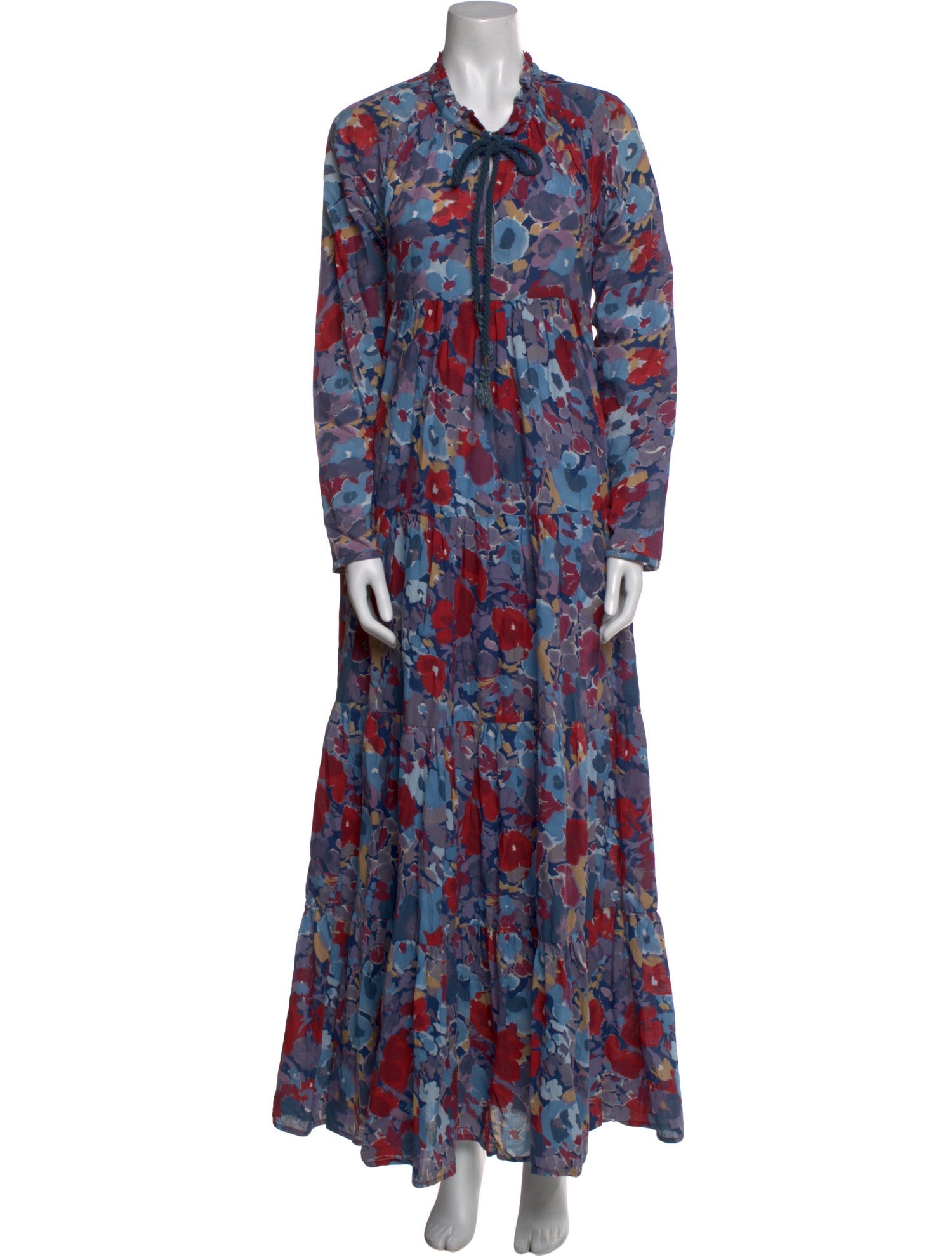 Eywasouls Malibu Floral Print Long Dress