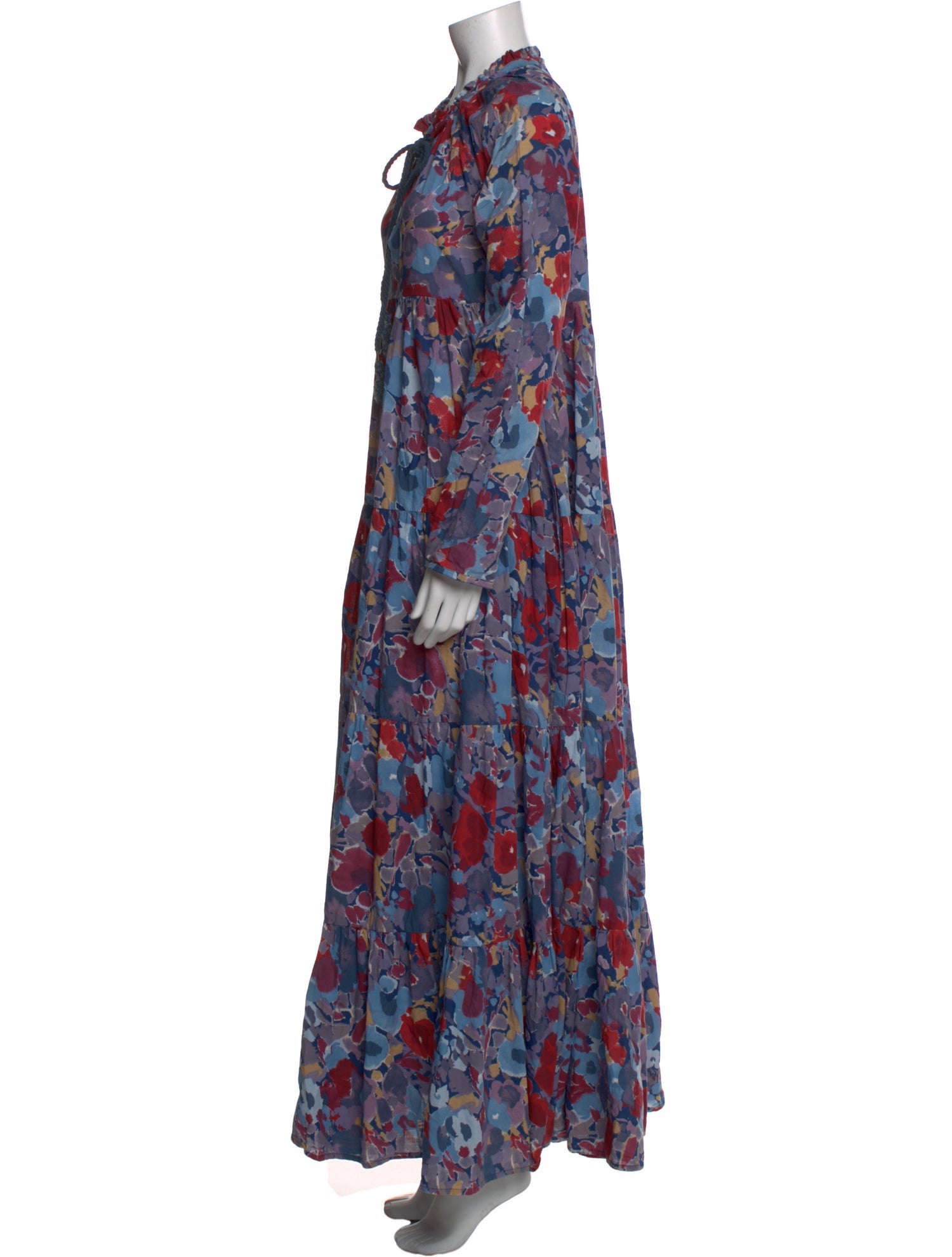 Eywasouls Malibu Floral Print Long Dress