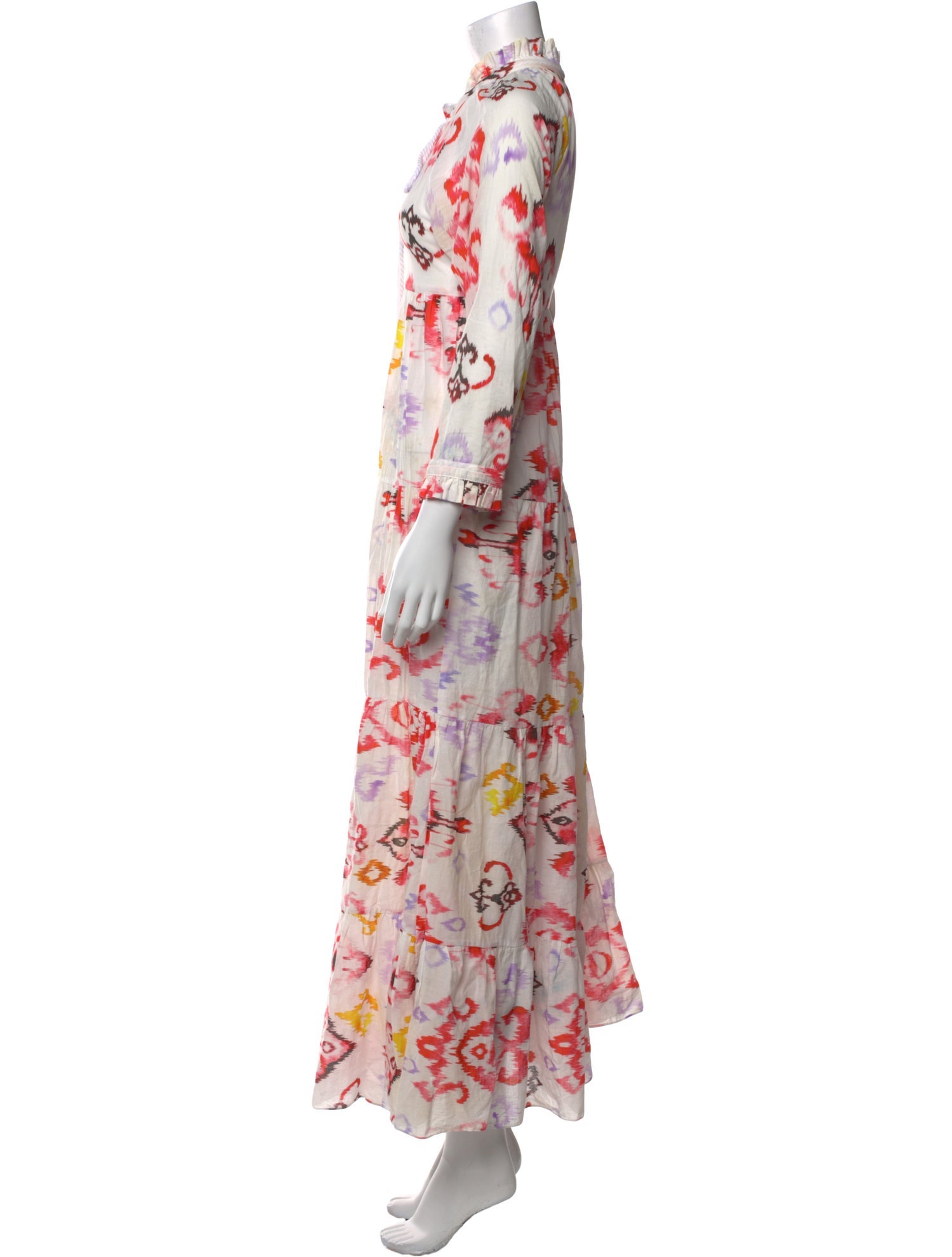 Eywasouls Malibu Floral Print Long Dress