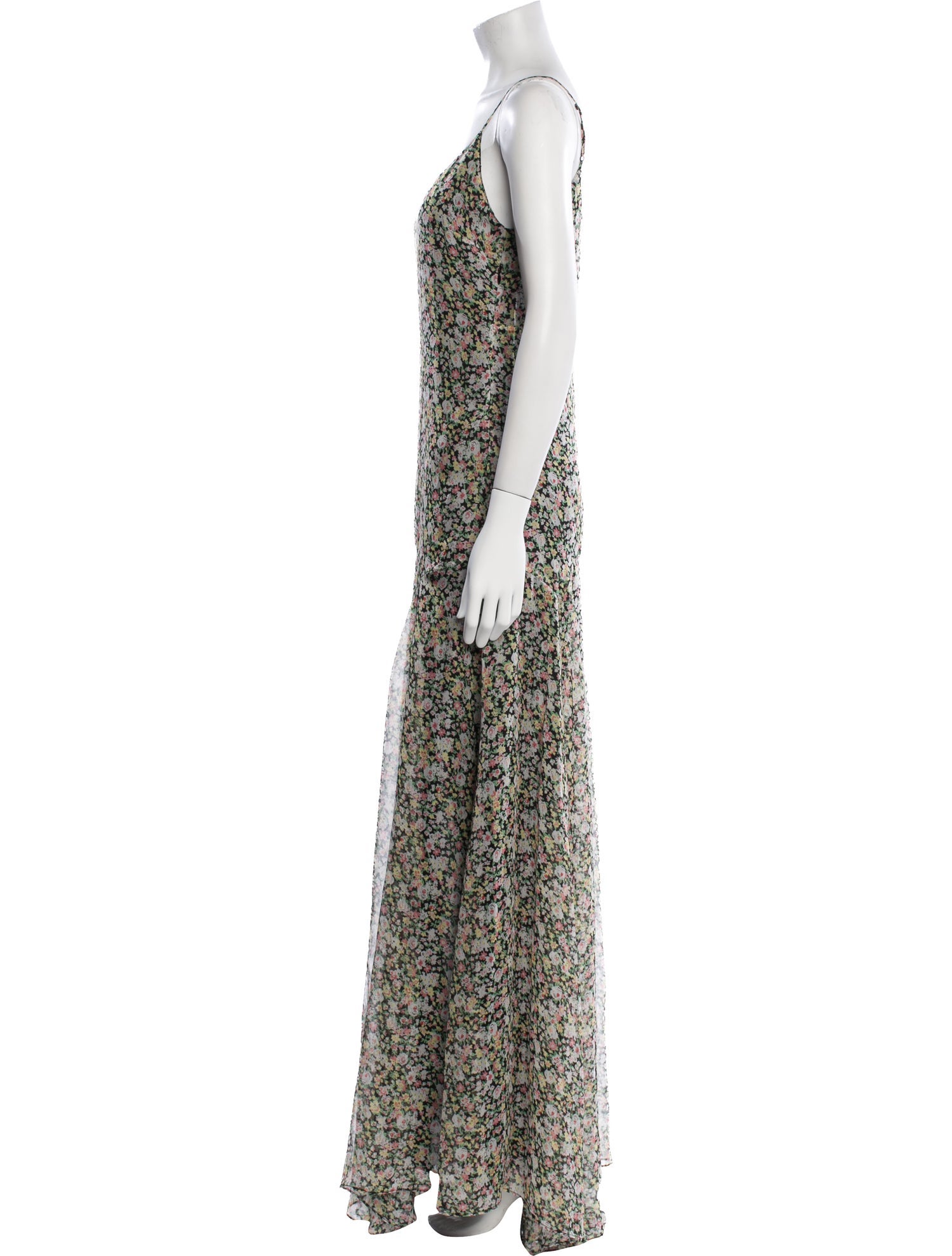 Eywasouls Malibu Floral Print Long Dress