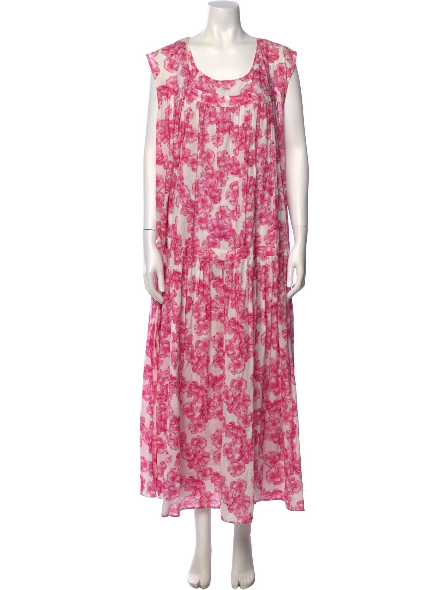 Eywasouls Malibu Floral Print Long Dress