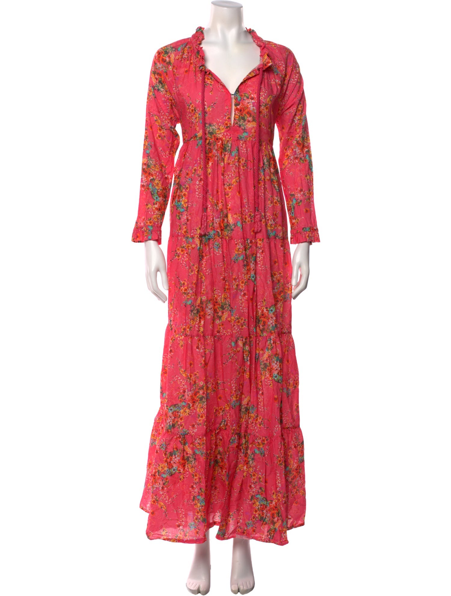 Eywasouls Malibu Floral Print Long Dress