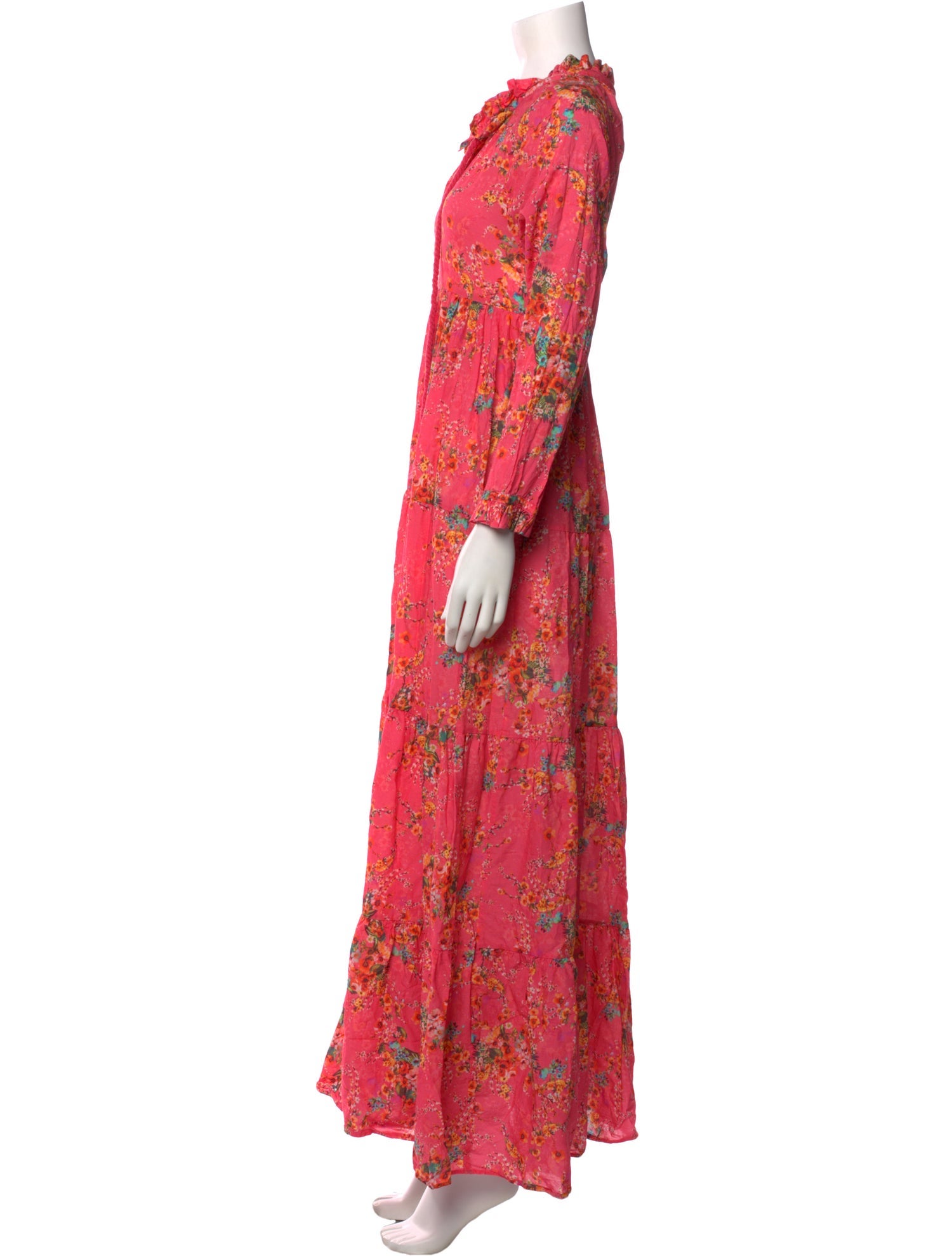 Eywasouls Malibu Floral Print Long Dress
