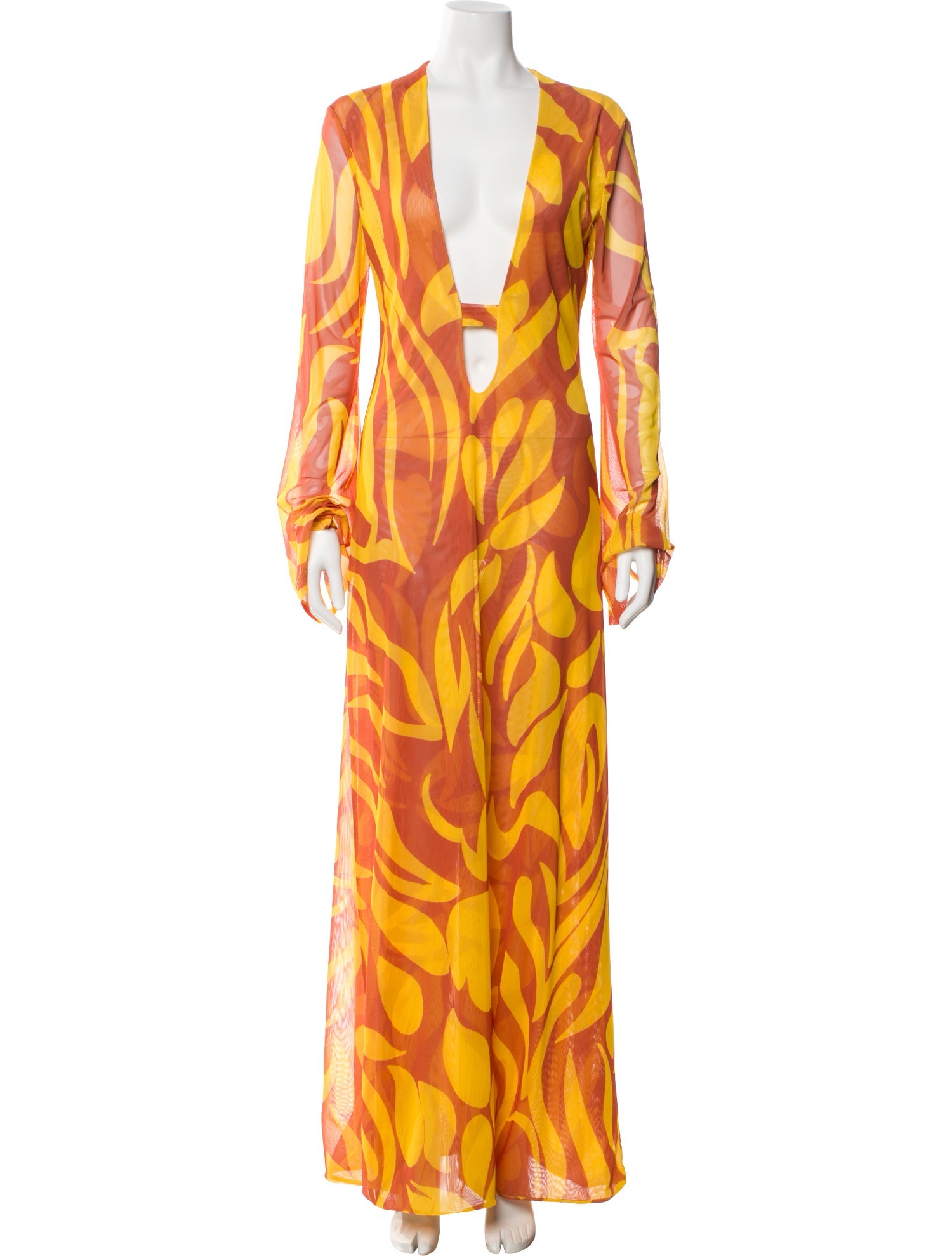 Eywasouls Malibu Printed Long Dress