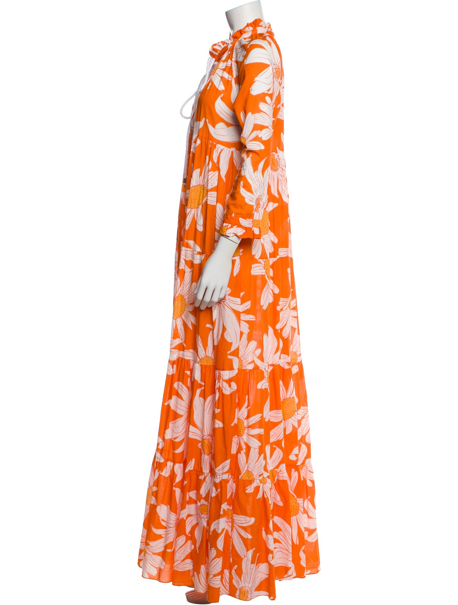 Eywasouls Malibu Floral Print Long Dress