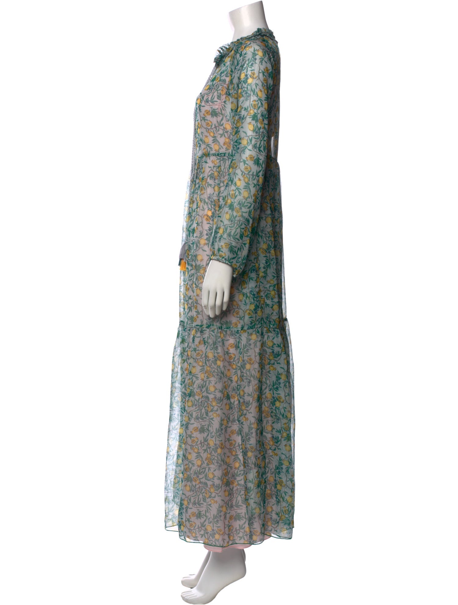 Eywasouls Malibu Floral Print Long Dress