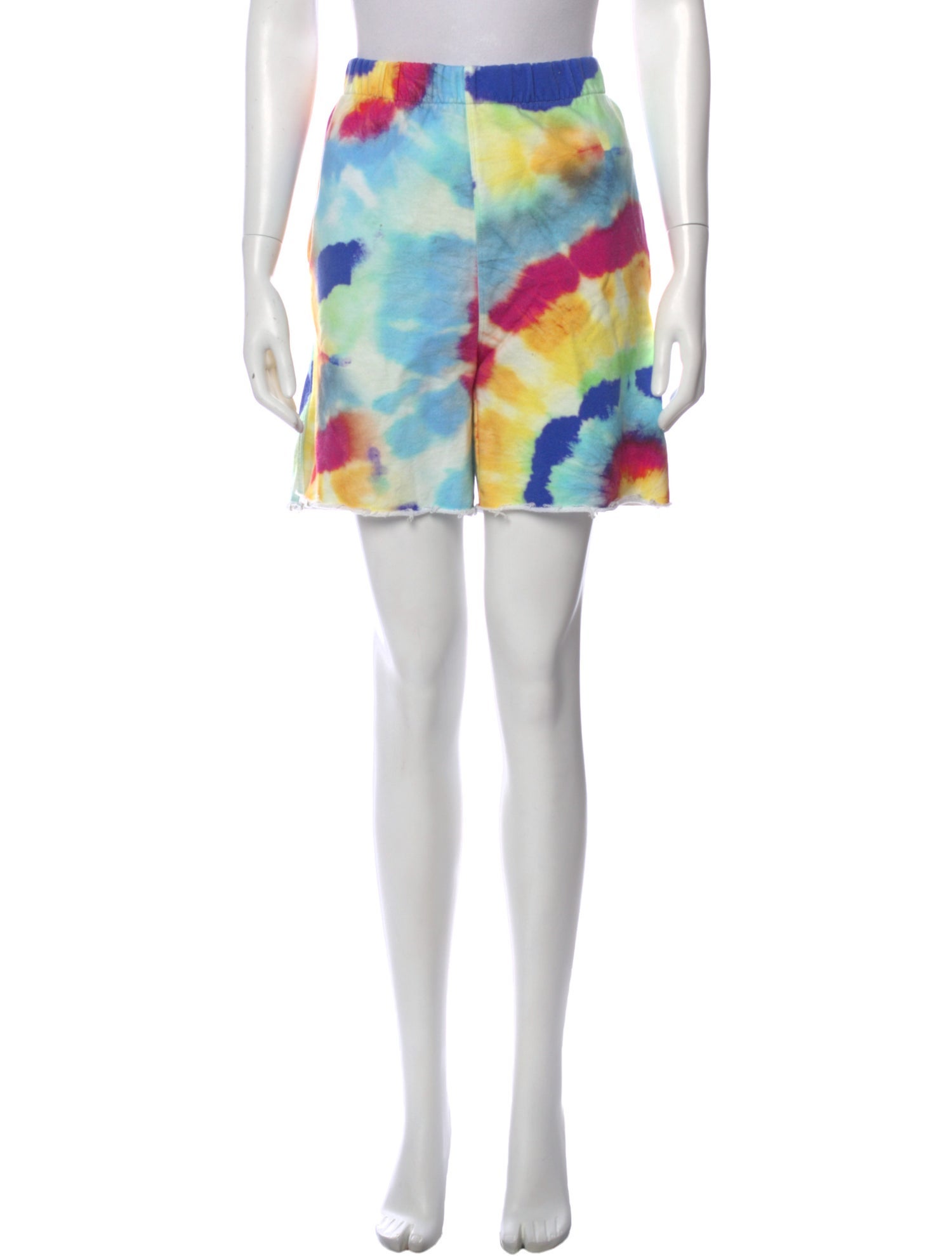 Eywasouls Malibu Tie-Dye Print Mini Shorts