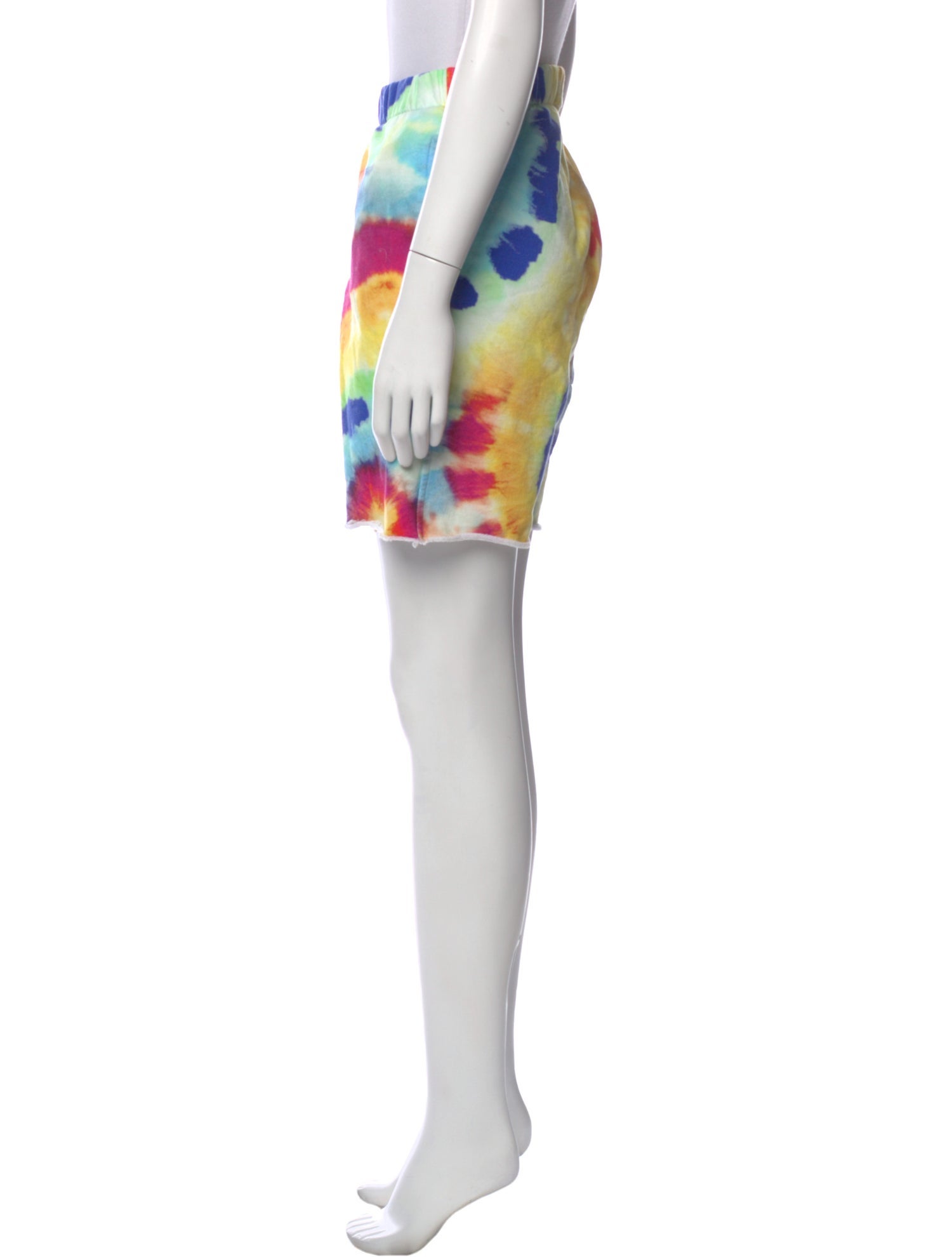 Eywasouls Malibu Tie-Dye Print Mini Shorts