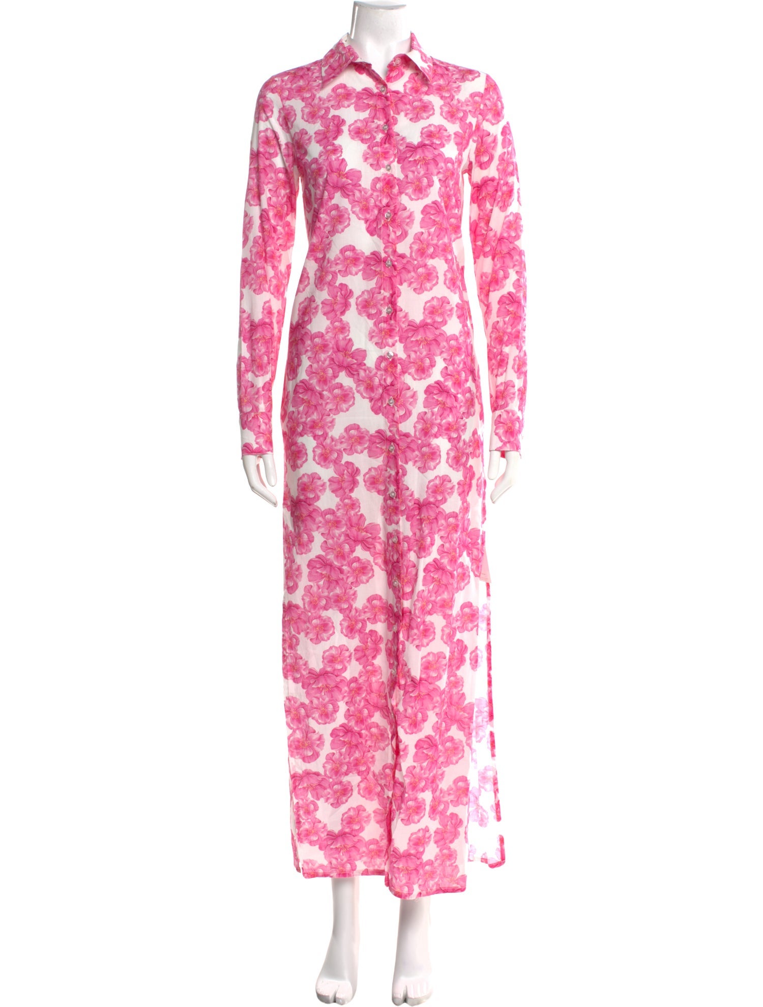 Eywasouls Malibu Floral Print Long Dress