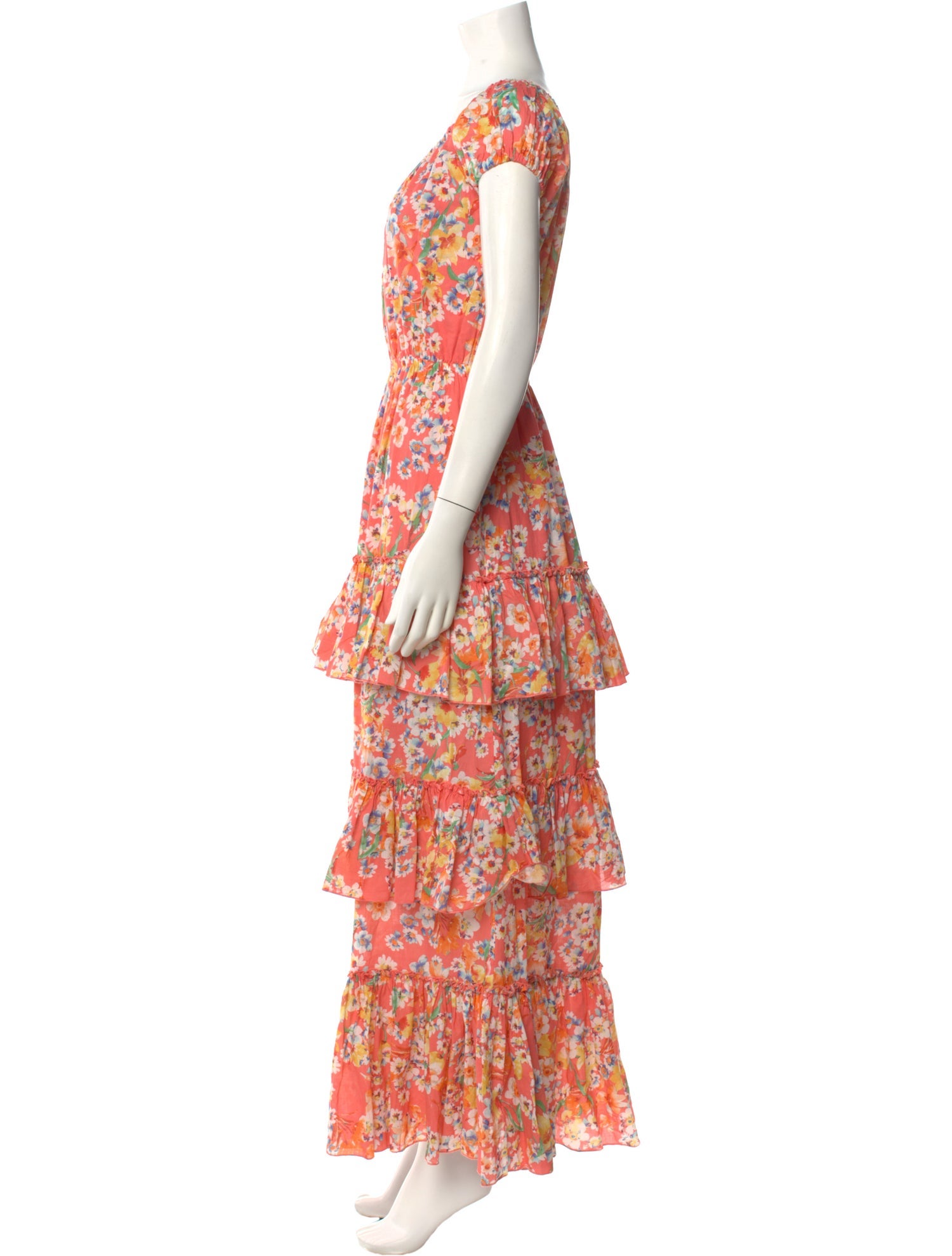Eywasouls Malibu Floral Print Long Dress