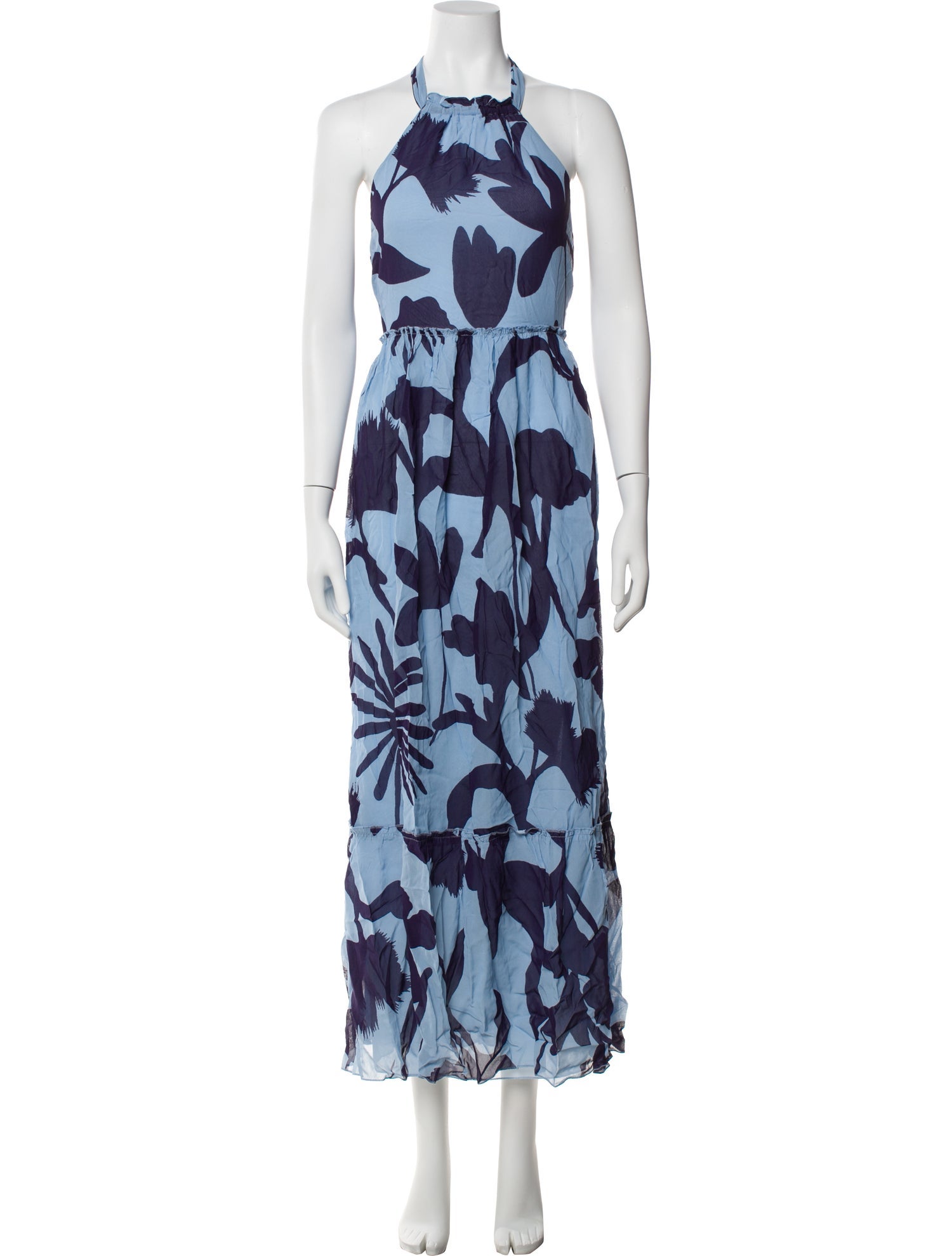 Eywasouls Malibu Printed Long Dress w/ Tags