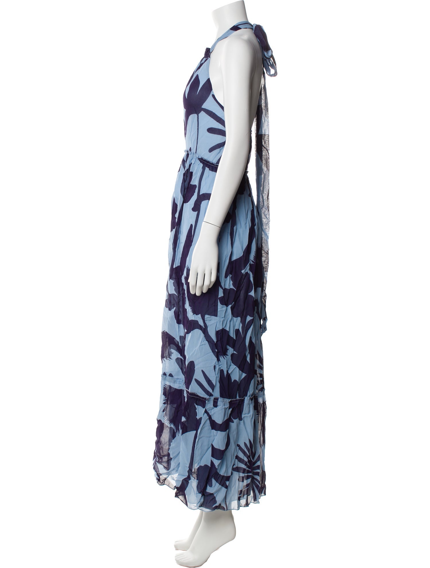 Eywasouls Malibu Printed Long Dress w/ Tags