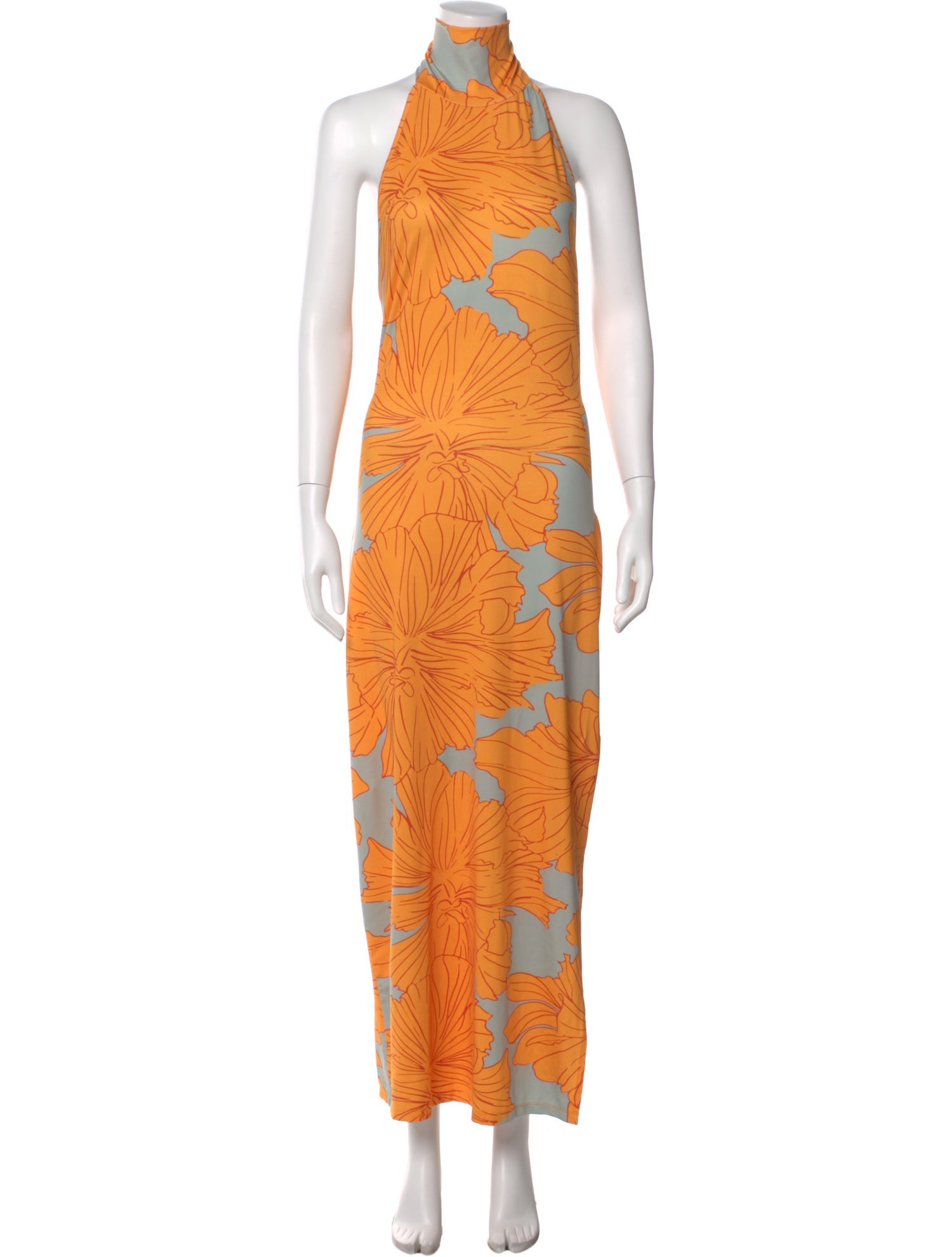 Eywasouls Malibu Floral Print Long Dress
