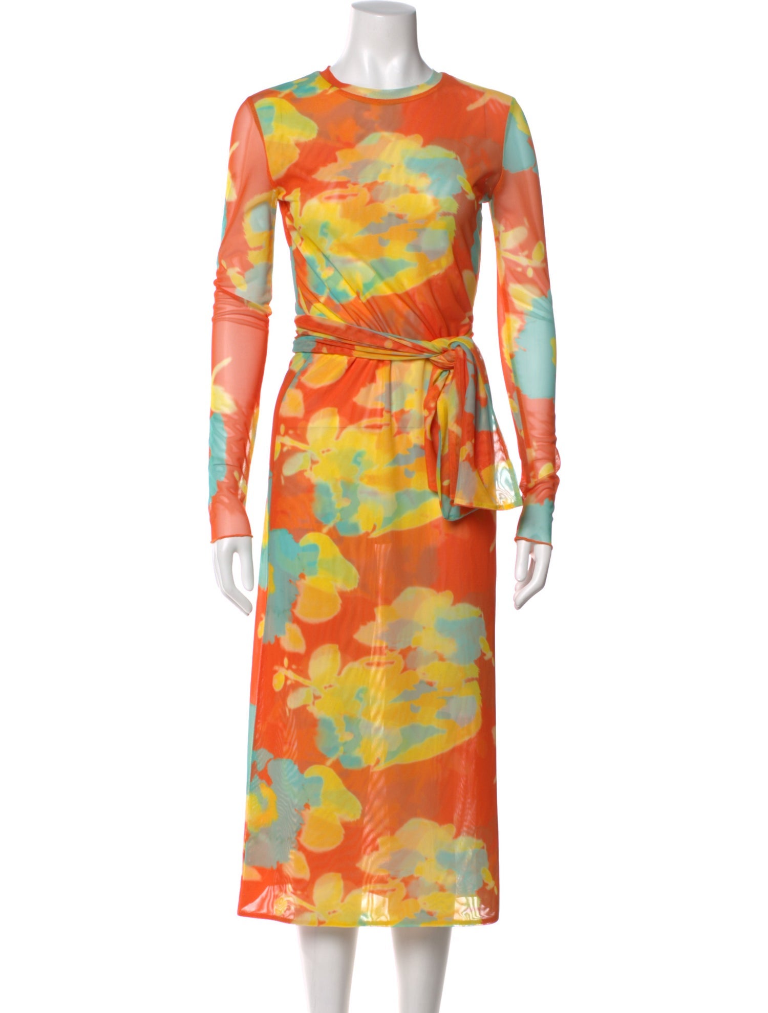 Eywasouls Malibu Floral Print Long Dress