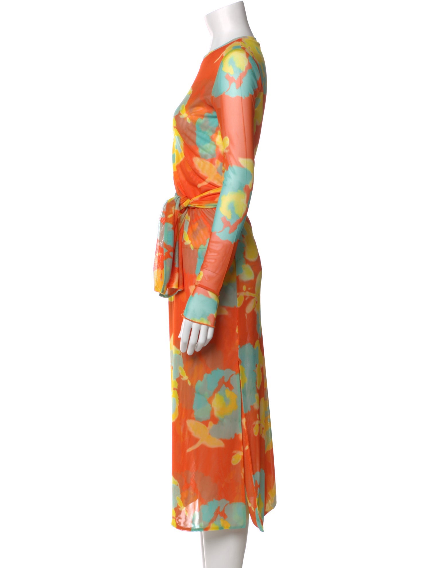 Eywasouls Malibu Floral Print Long Dress