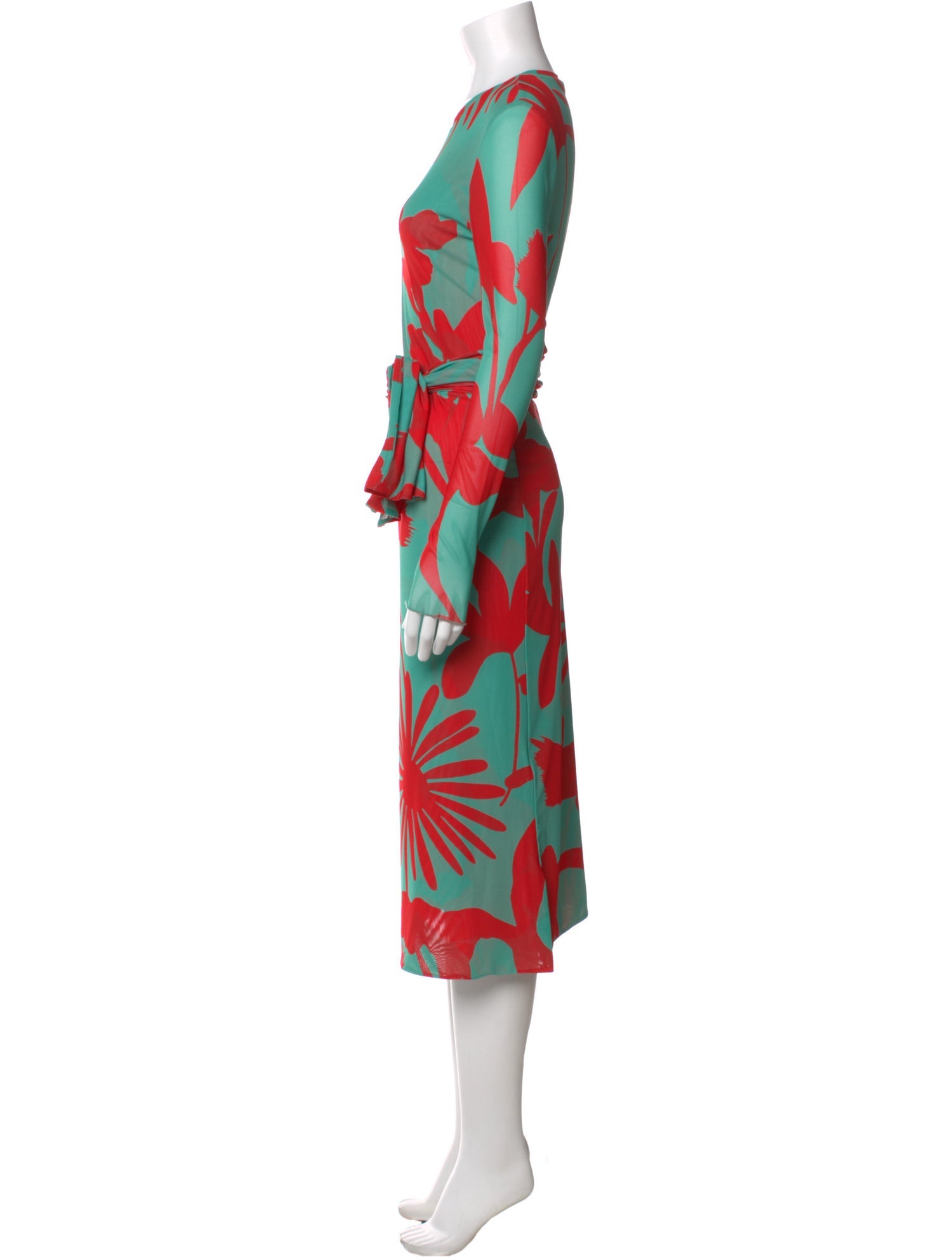 Eywasouls Malibu Printed Midi Length Dress