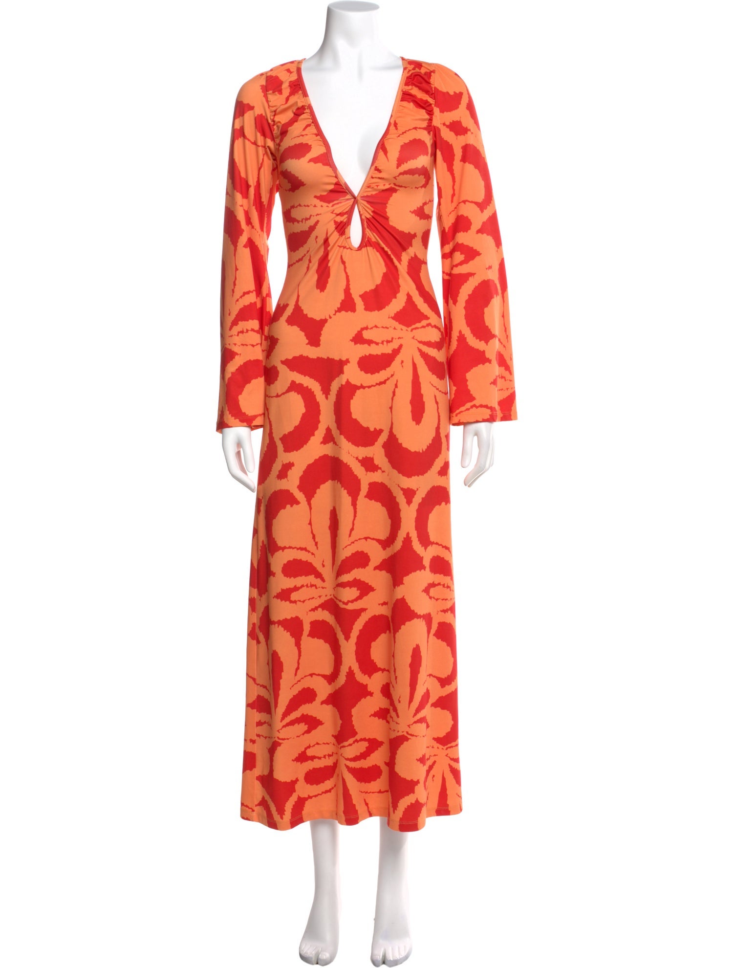 Eywasouls Malibu Animal Print Long Dress