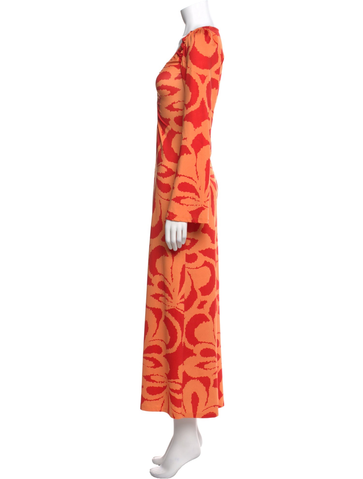 Eywasouls Malibu Animal Print Long Dress