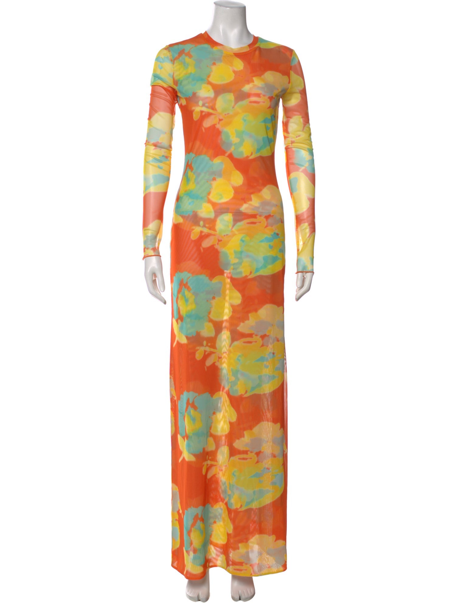 Eywasouls Malibu Floral Print Long Dress